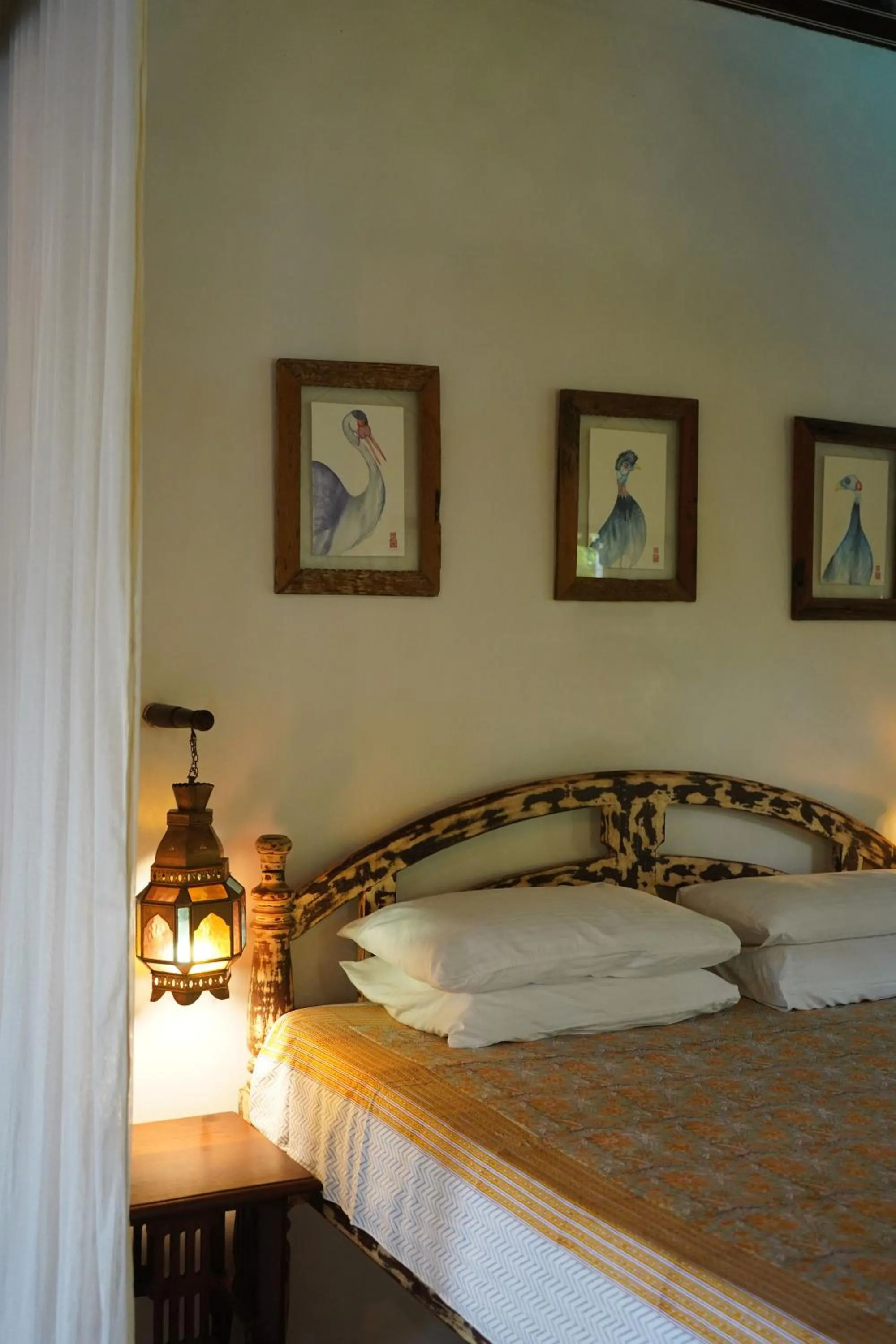 Bed in Kijani Hotel