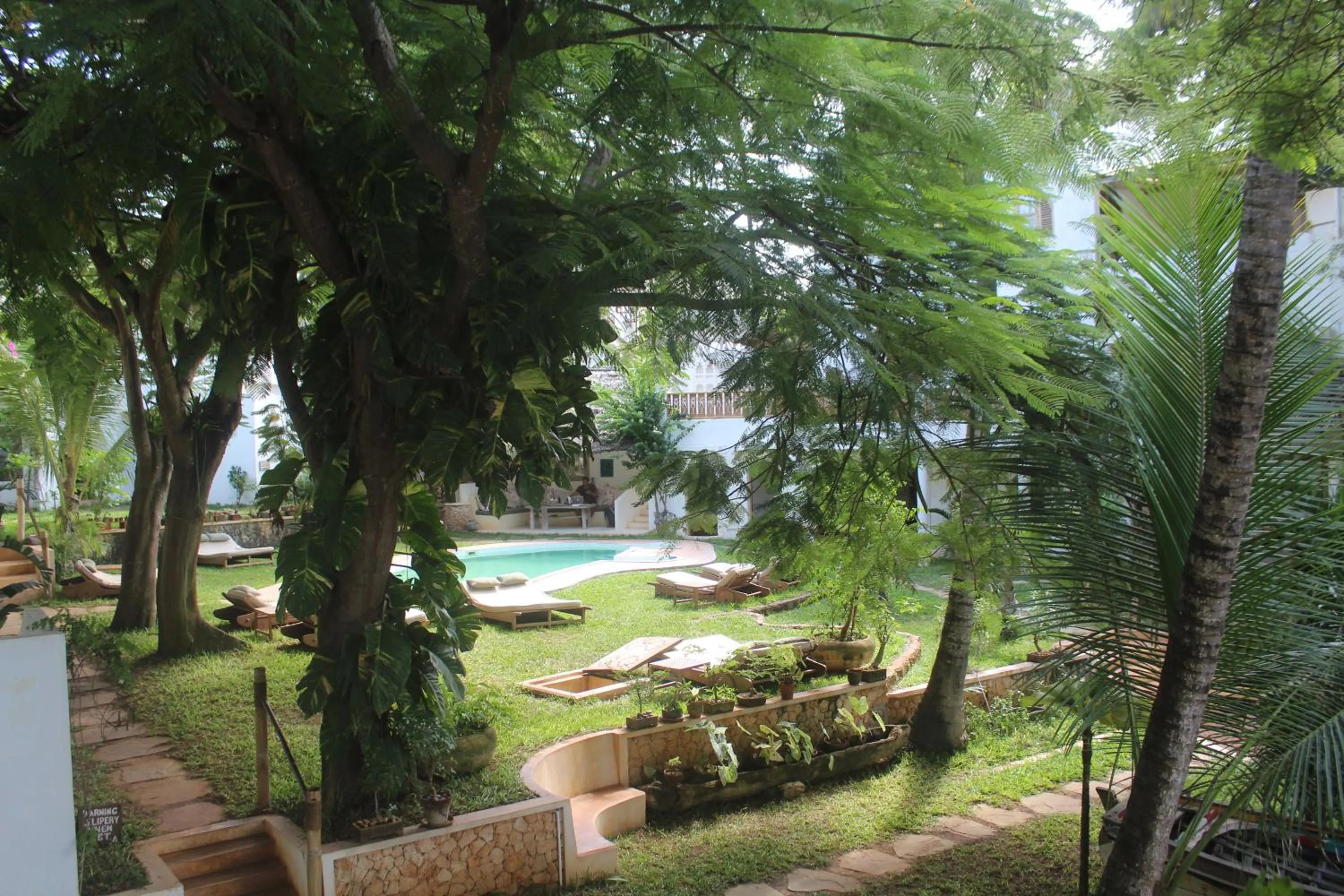 Pool view in Kijani Hotel
