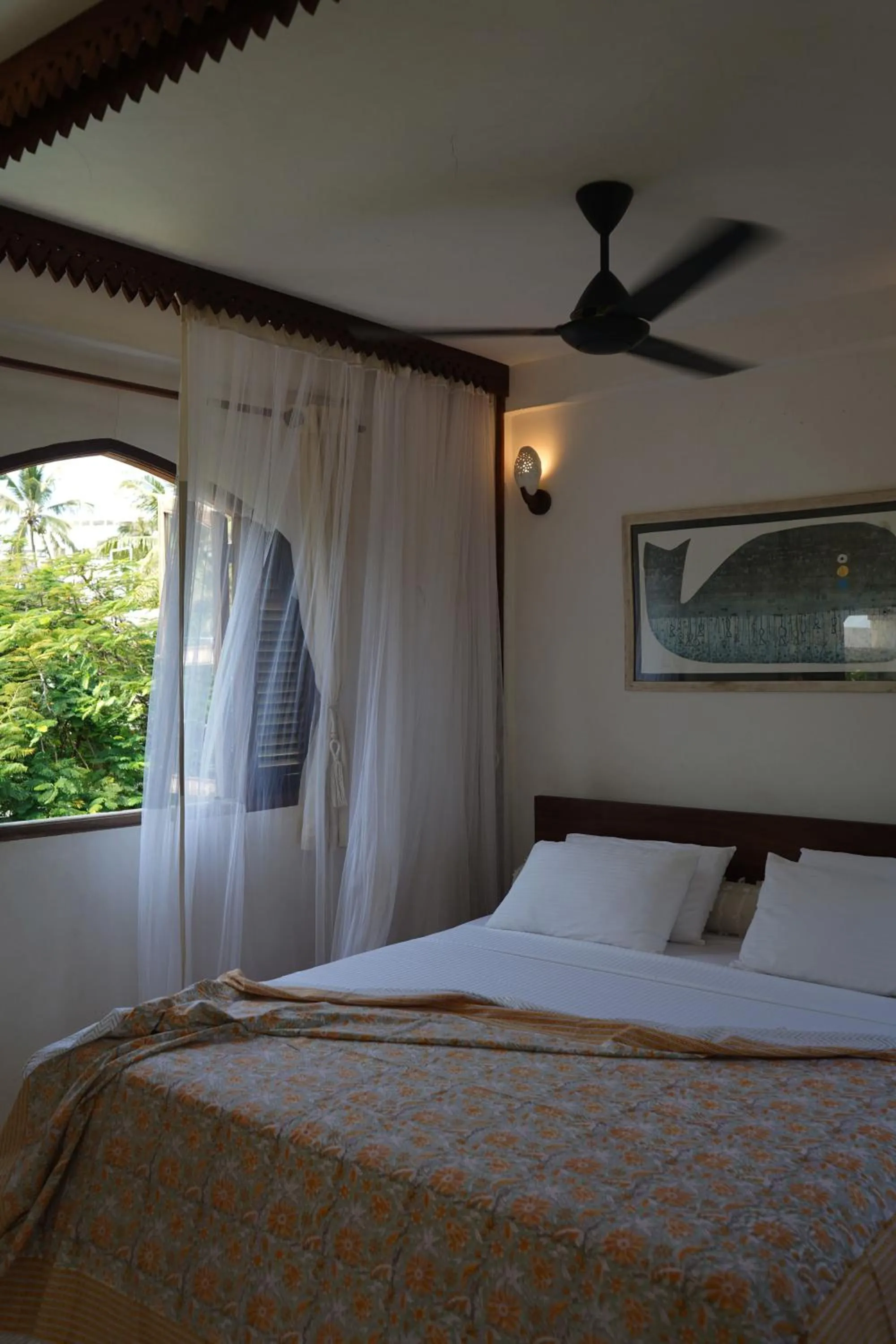 Bed in Kijani Hotel