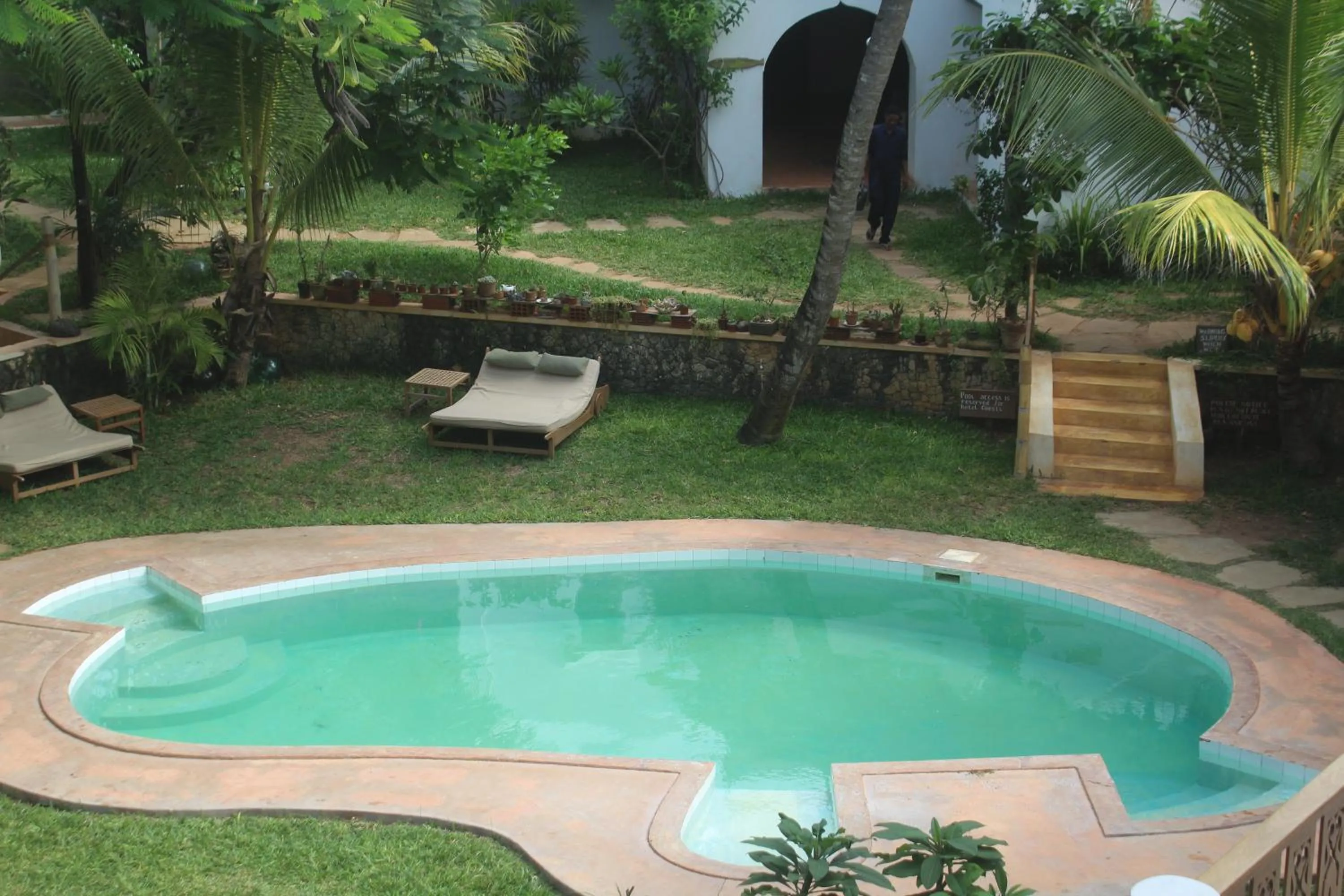 Pool view in Kijani Hotel