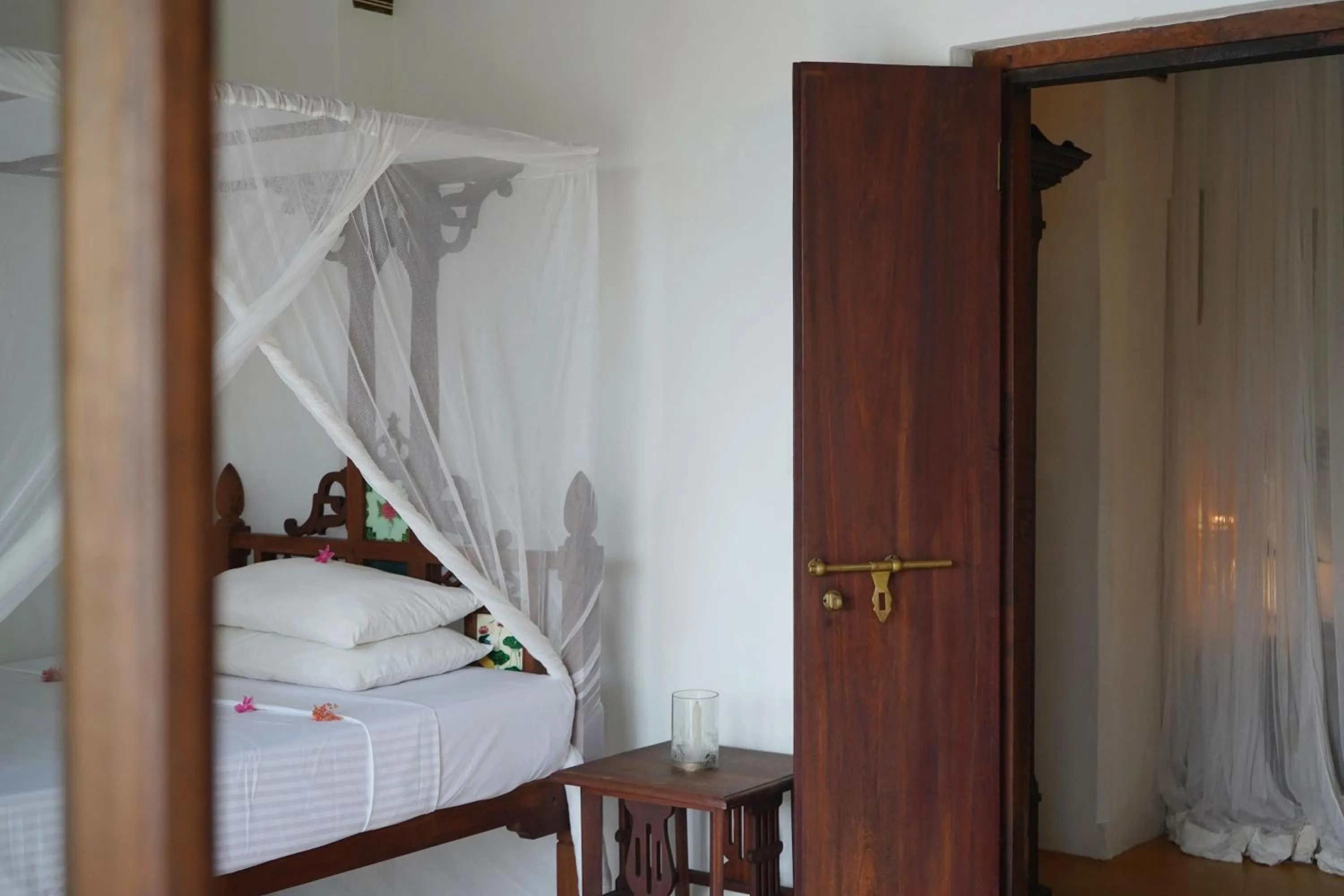 Bed in Kijani Hotel