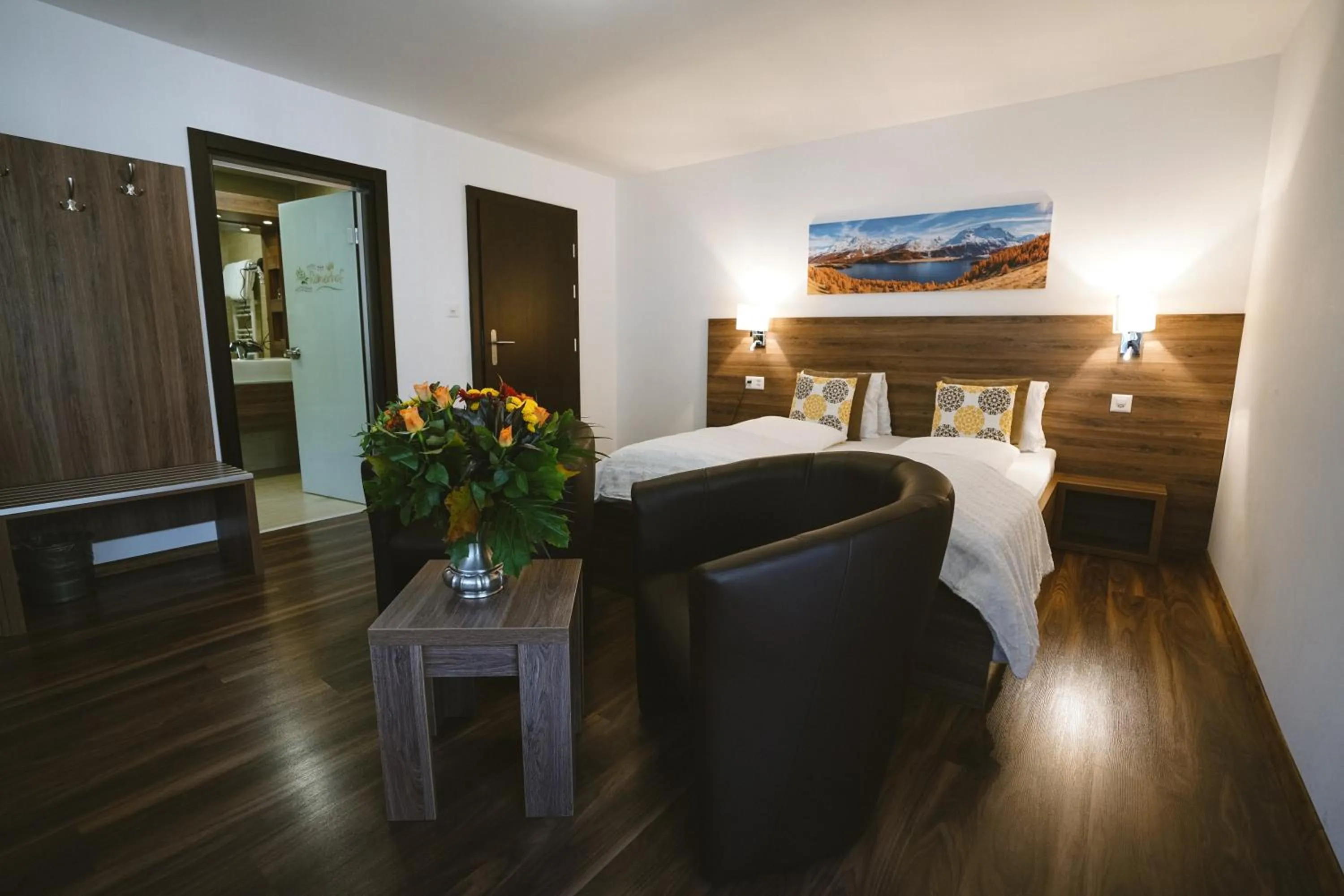 Photo of the whole room, Bed in Hotel Römerhof