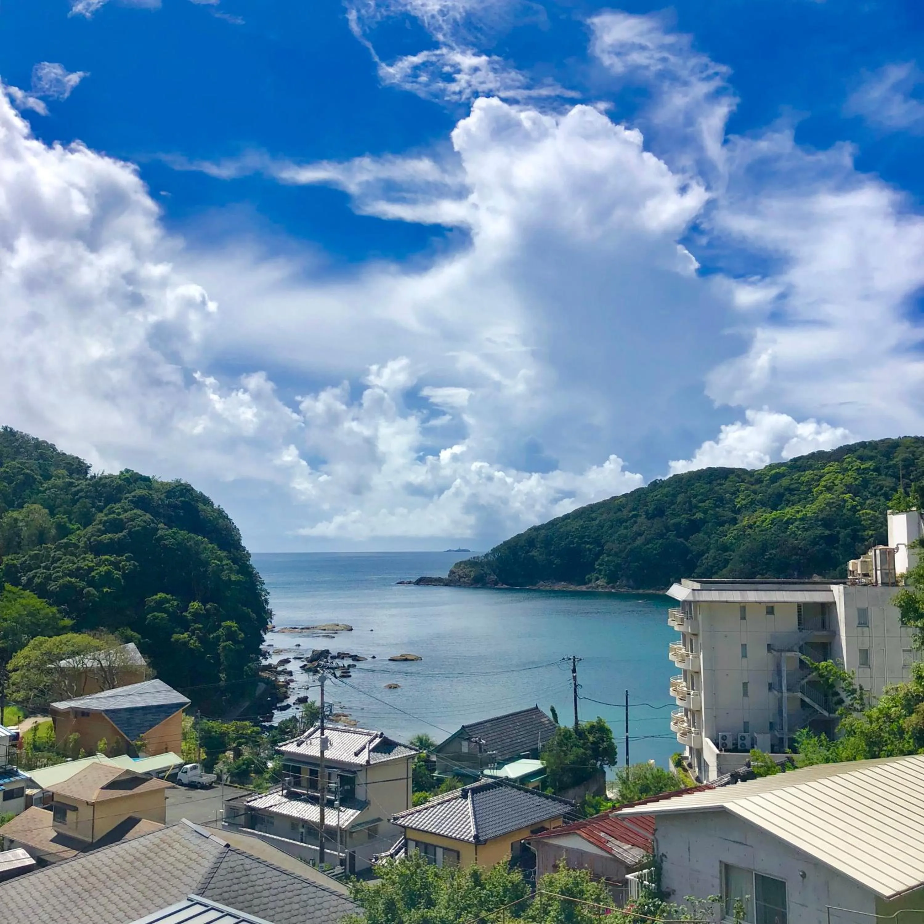 View (from property/room) in Guesthouse All you need - All rooms have an ocean view!