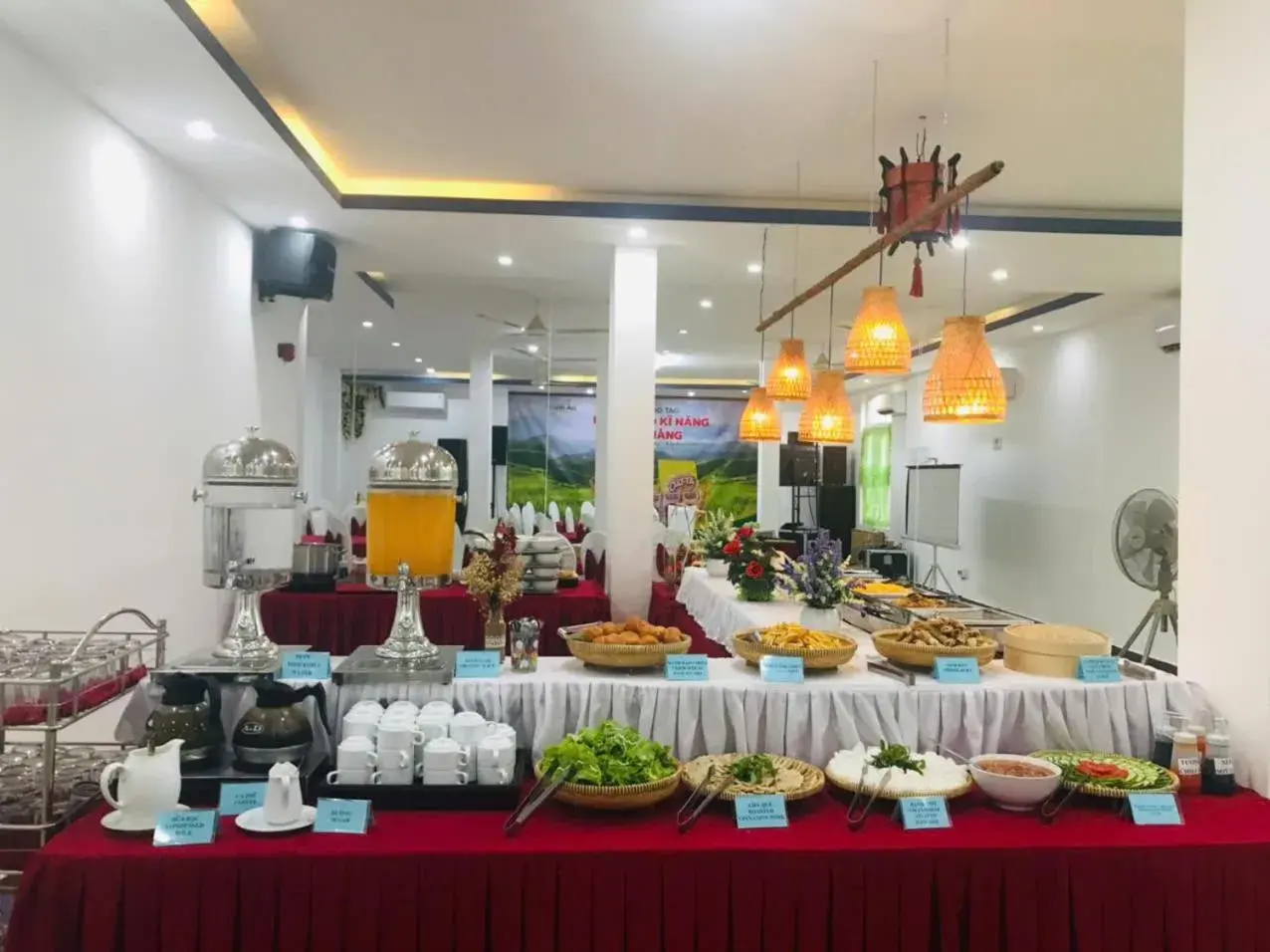 Buffet breakfast in Hue Royal Hotel Buffet breakfast in Hue Royal Hotel