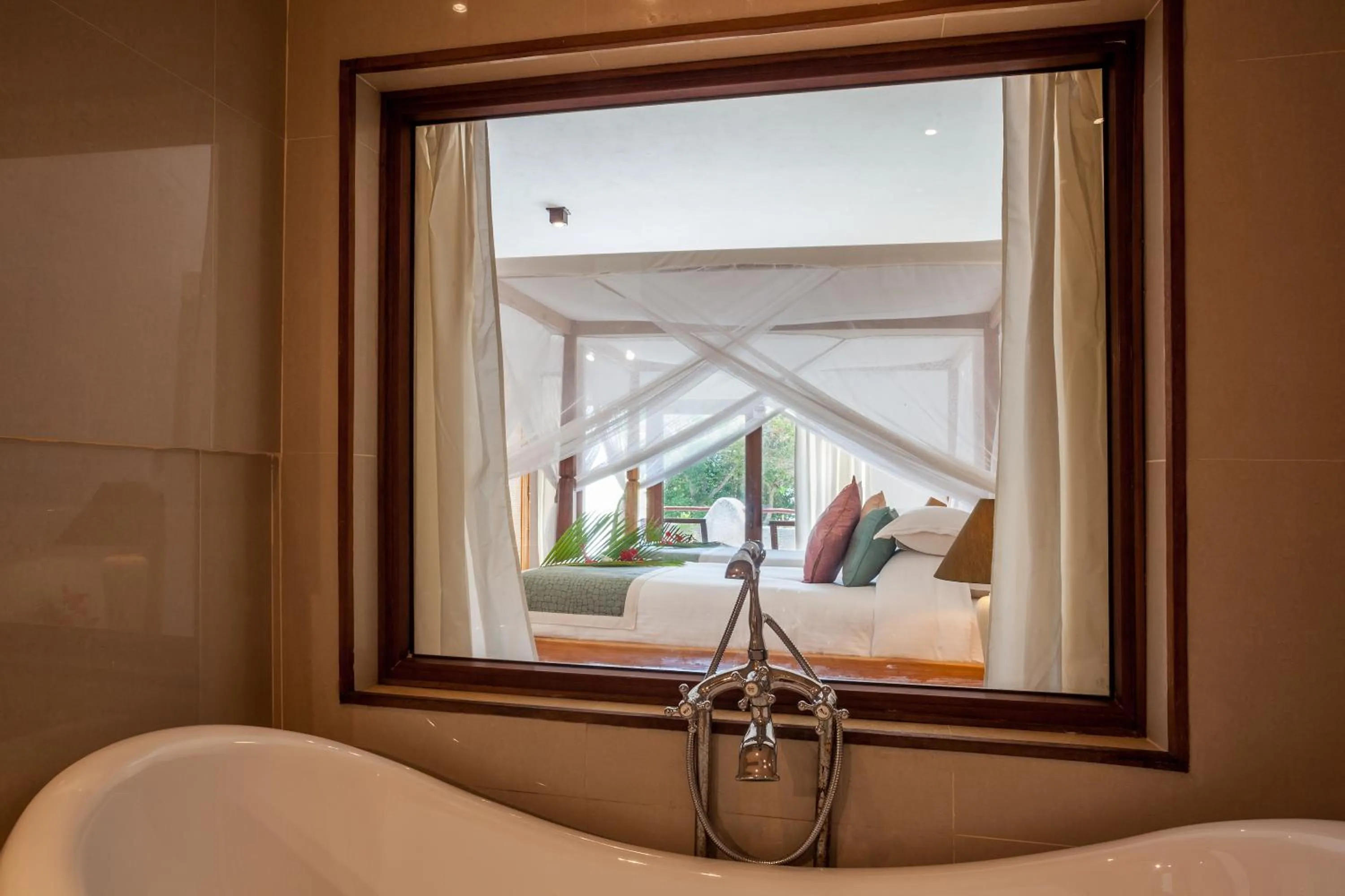 Bathroom, Bed in Ocean Village Club (Adults Only)