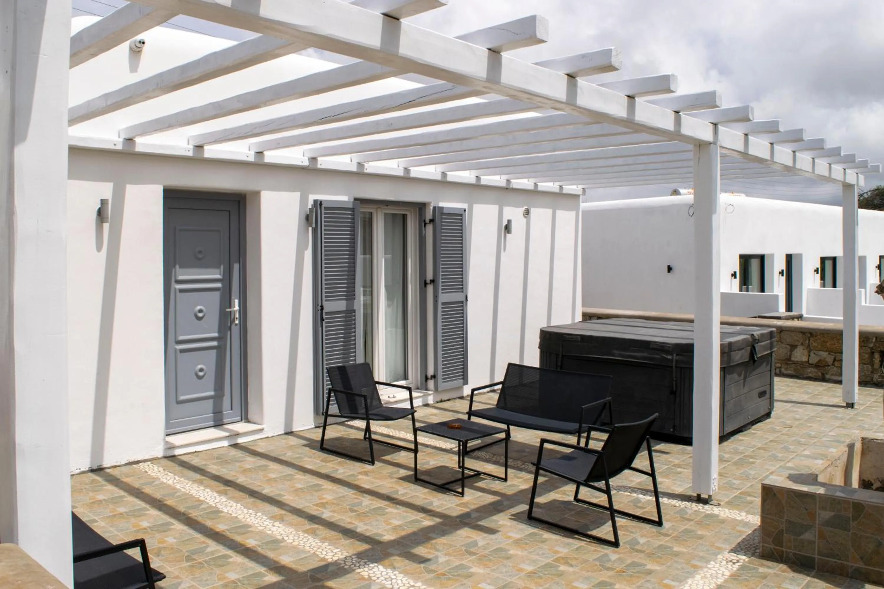 Balcony/Terrace in Giannoulaki Resort