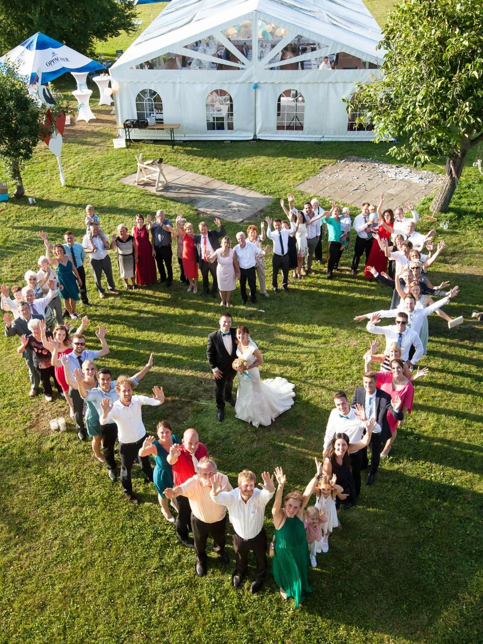 group of guests in Eisenberger Hof