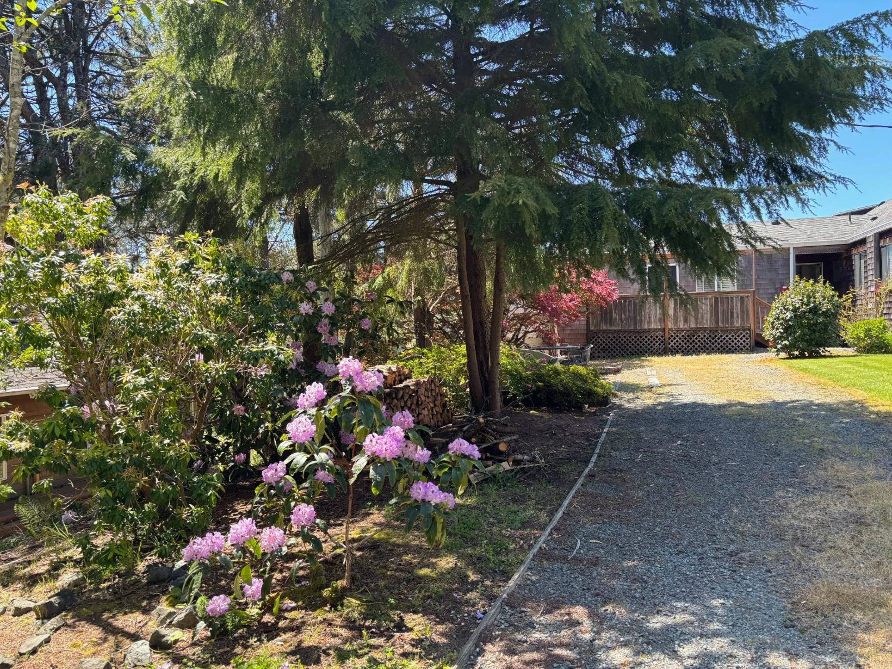 Inner courtyard view in San Dune Inn