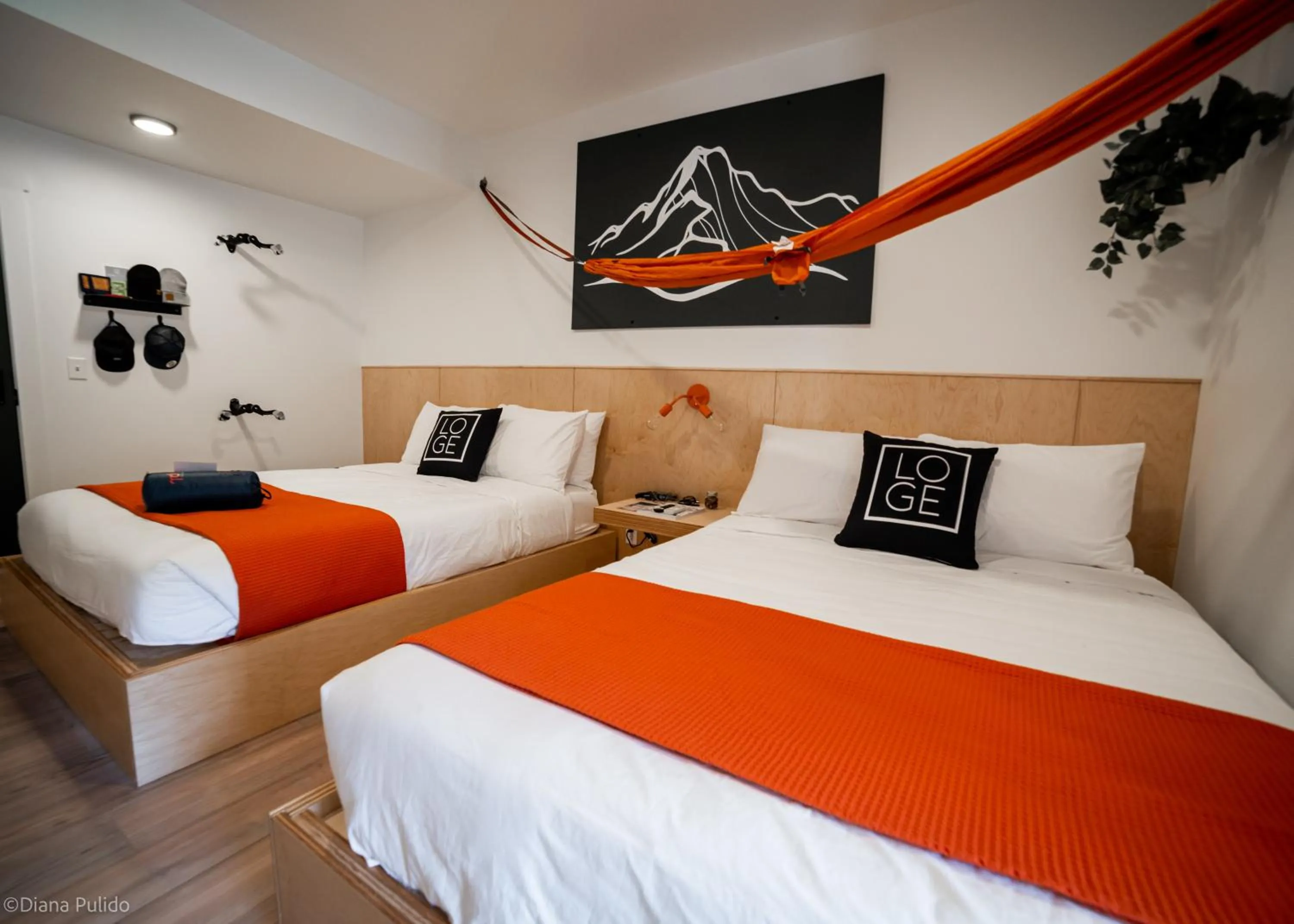 Bed in LOGE Leavenworth