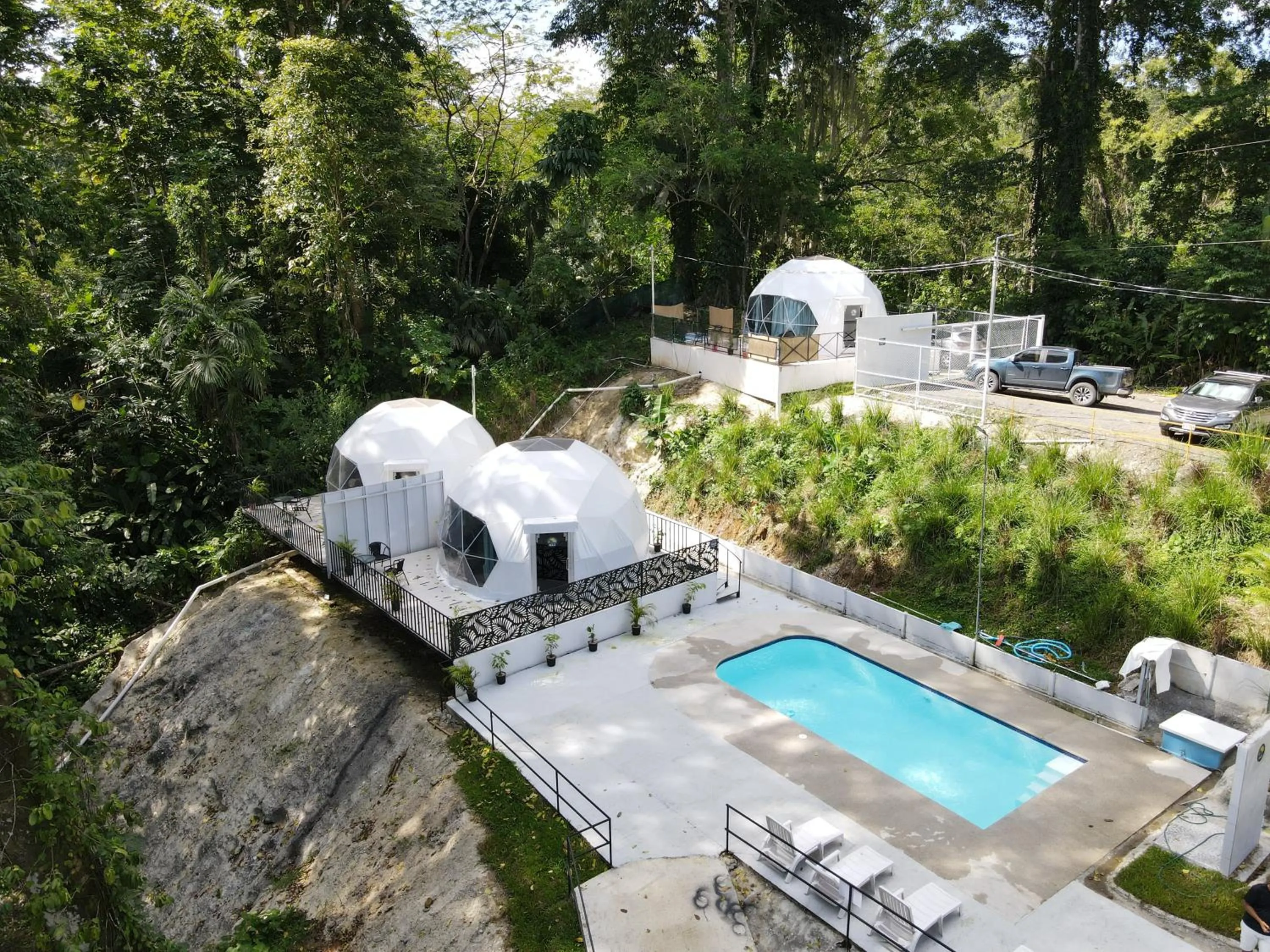 Swimming pool in HOTEL, VILLAS y GLAMPINGS MYA -PUERTO VIEJO, Limon, CR