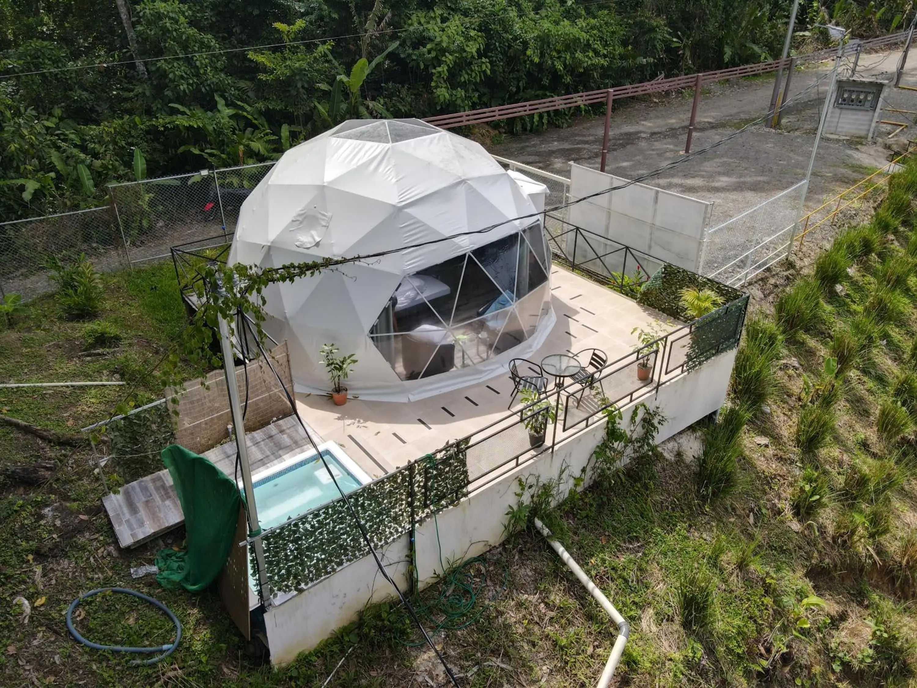 Glamping Tent with mini pool not heated in HOTEL, VILLAS y GLAMPINGS MYA -PUERTO VIEJO, Limon, CR Glamping Tent with mini pool not heated in HOTEL, VILLAS y GLAMPINGS MYA -PUERTO VIEJO, Limon, CR