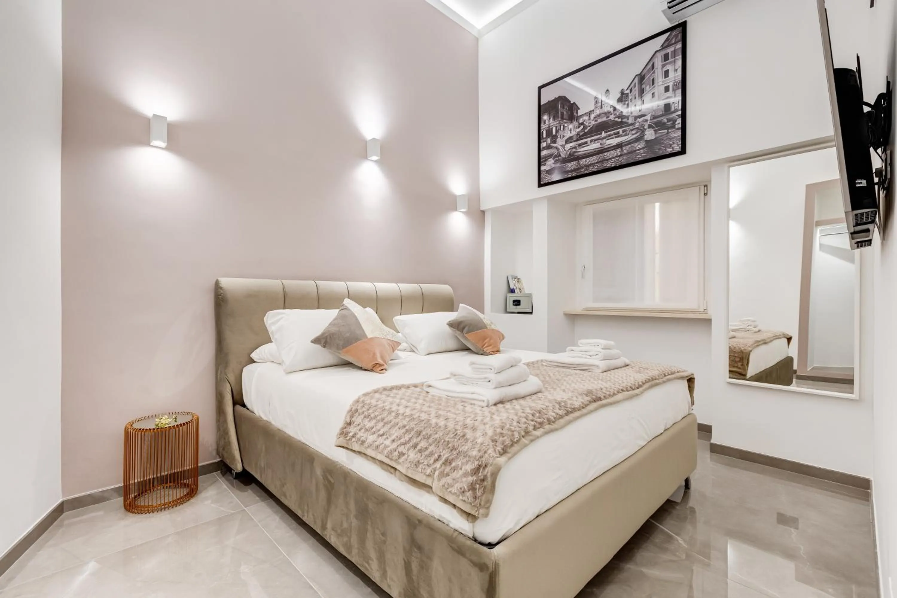 Bed in UnoSeiTre - Luxury Apartment & Suite