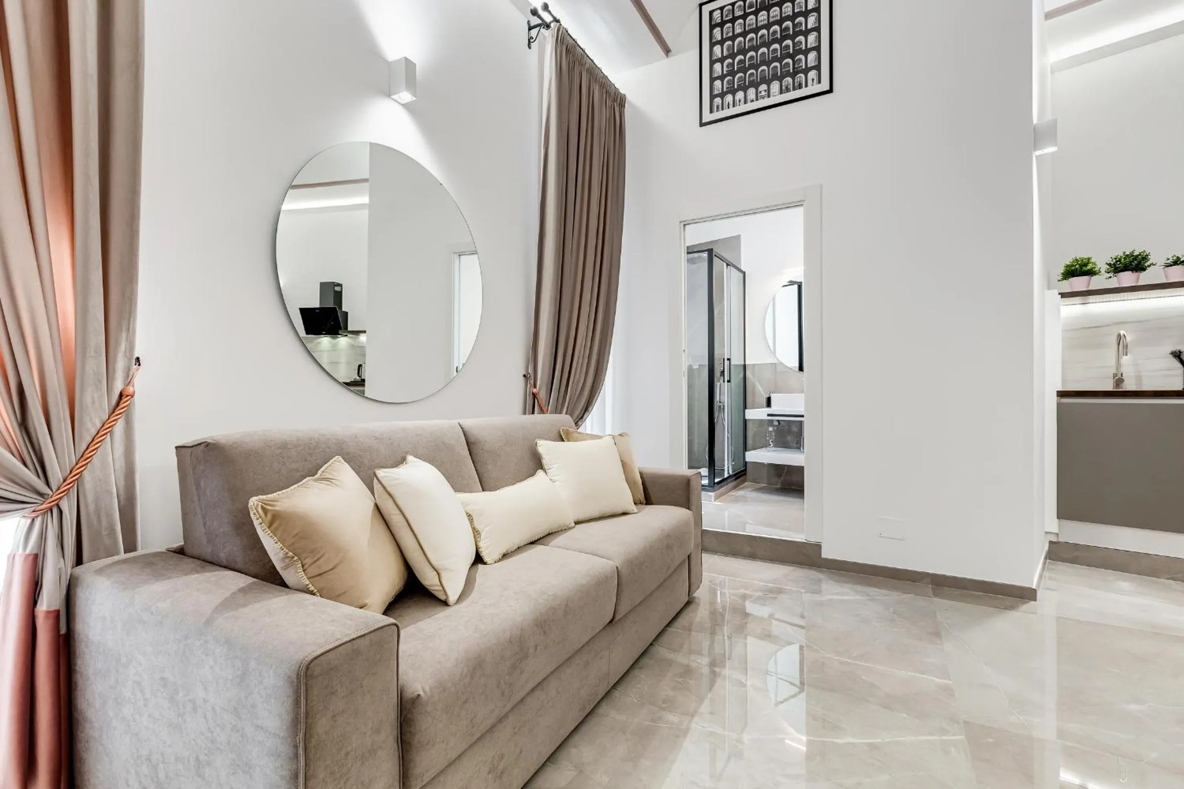 Living room in UnoSeiTre - Luxury Apartment & Suite