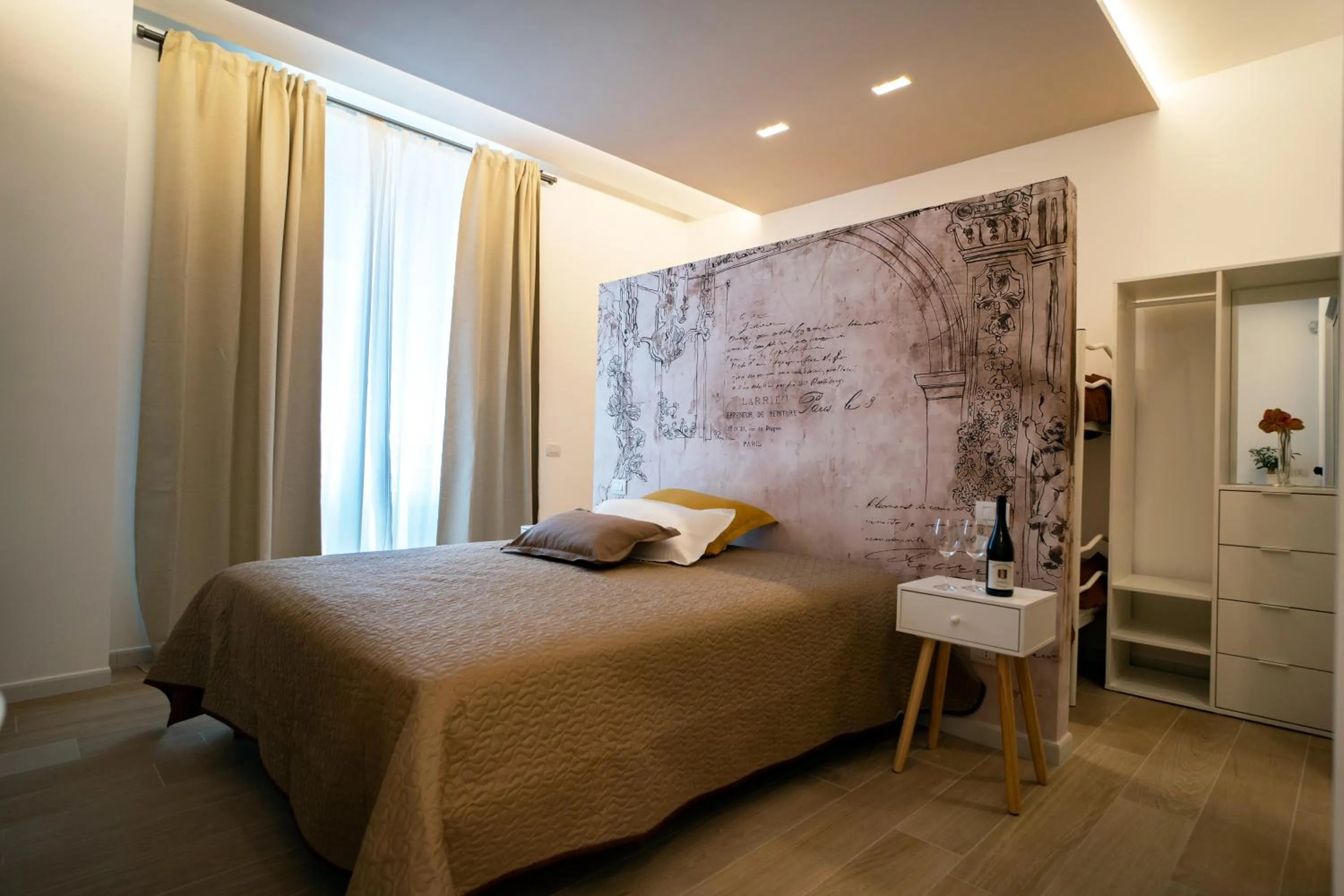 Bedroom, Bed in L' Angolo dei poeti - Bed and Breakfast