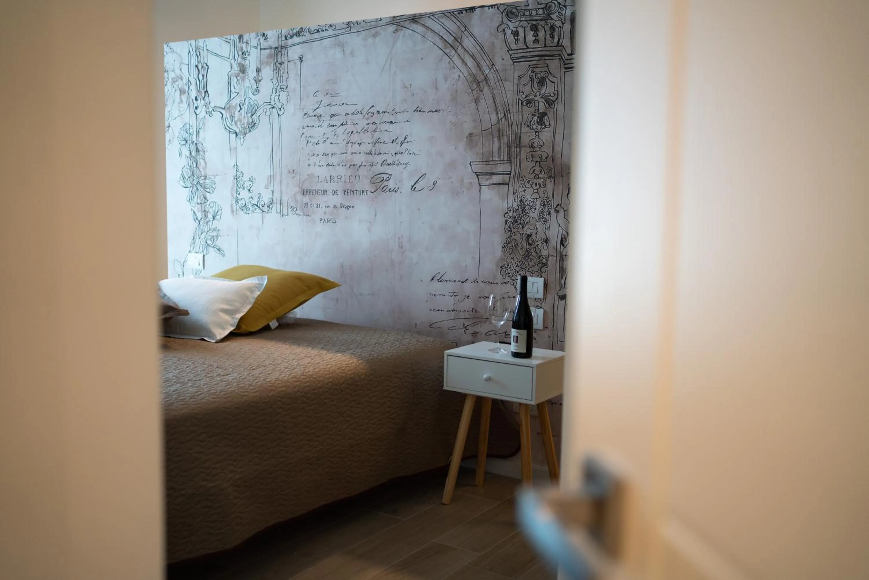 Bedroom, Bed in L' Angolo dei poeti - Bed and Breakfast