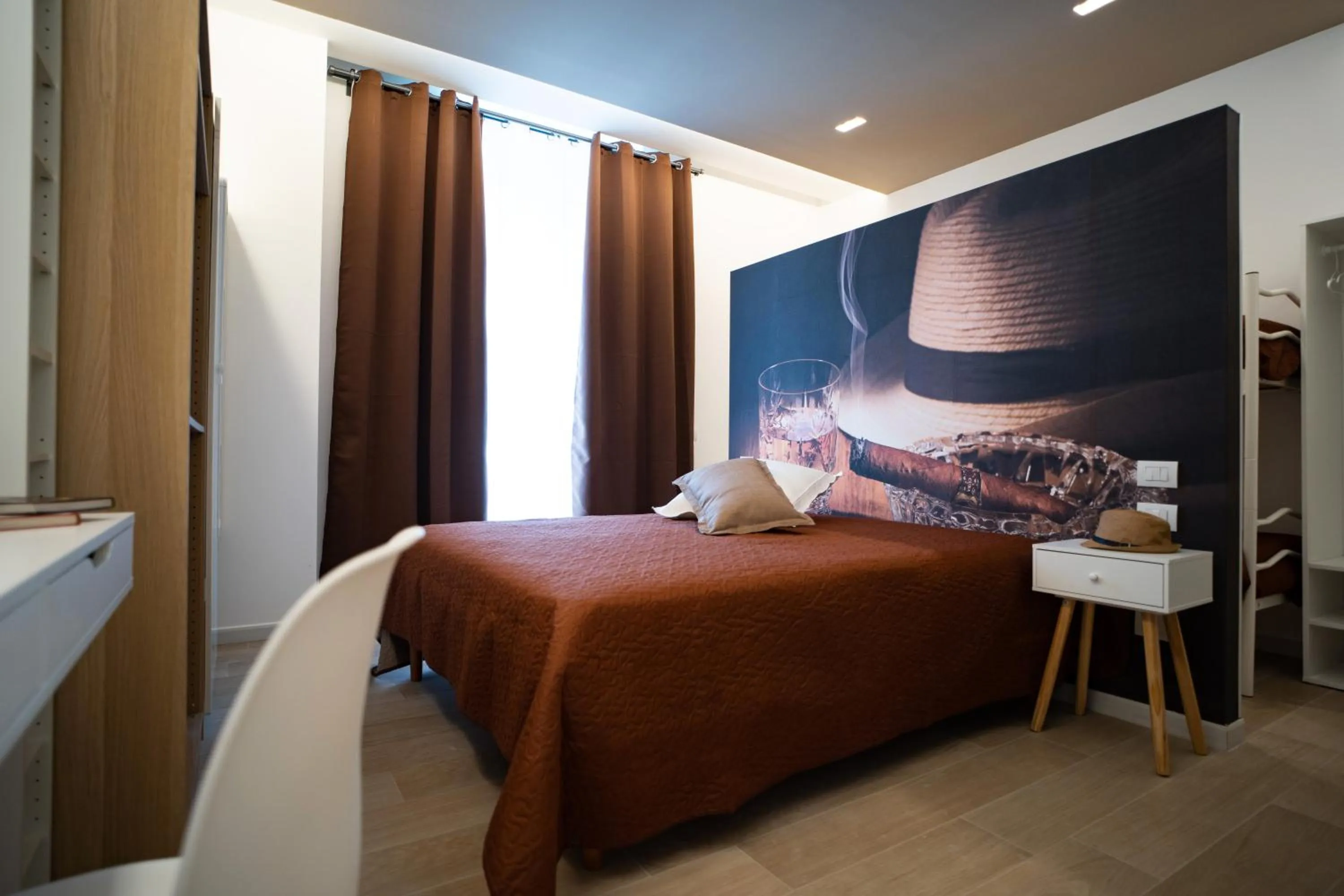 Bedroom, Bed in L' Angolo dei poeti - Bed and Breakfast