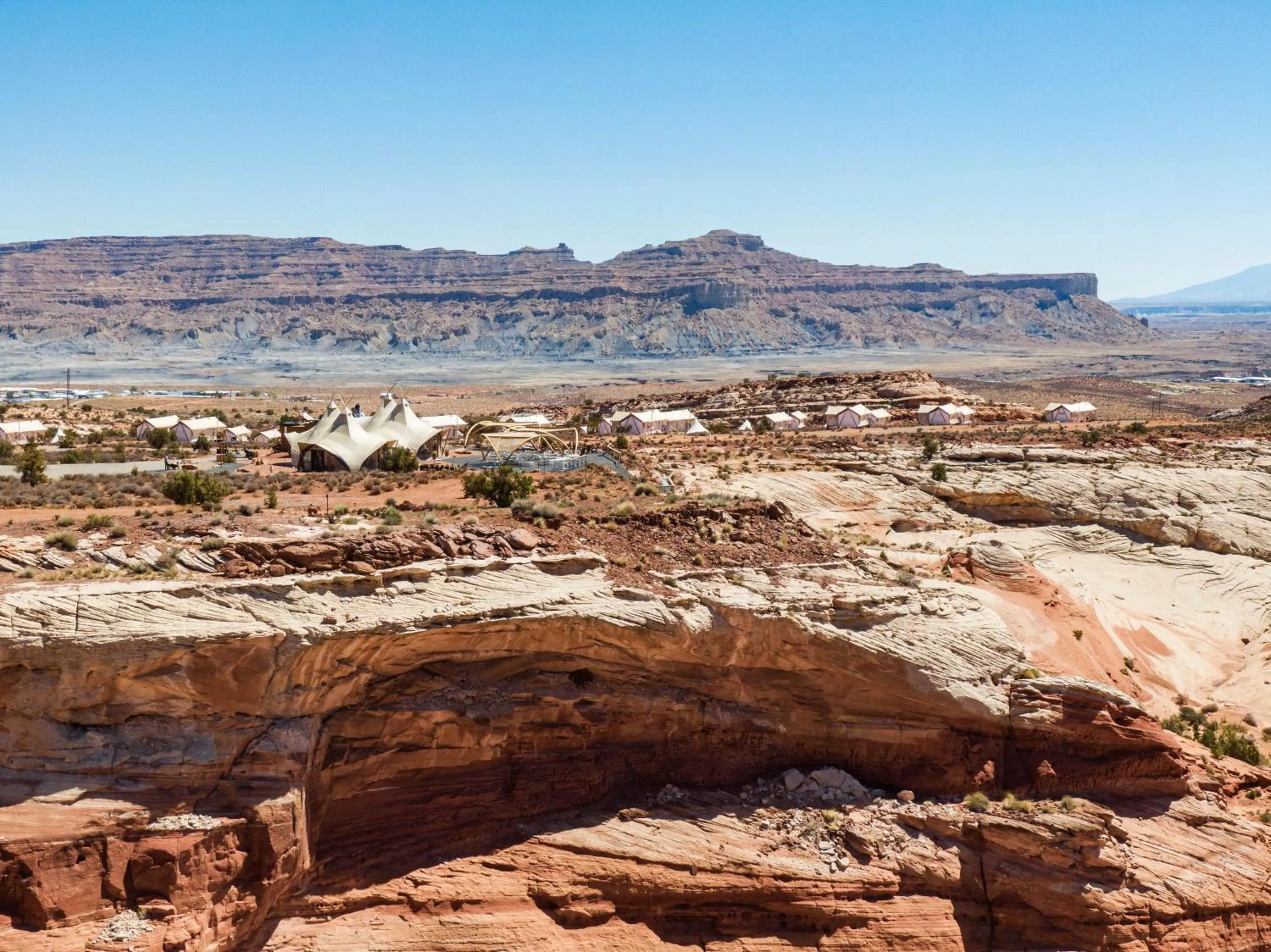 Natural landscape in Under Canvas Lake Powell-Grand Staircase