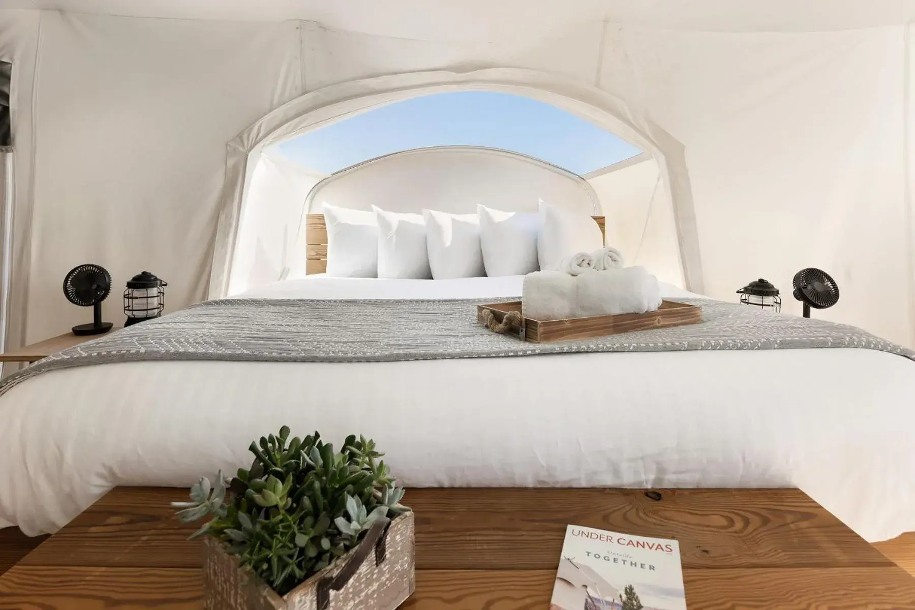 Stargazer Tent with Private Bathroom in Under Canvas Lake Powell-Grand Staircase Stargazer Tent with Private Bathroom in Under Canvas Lake Powell-Grand Staircase