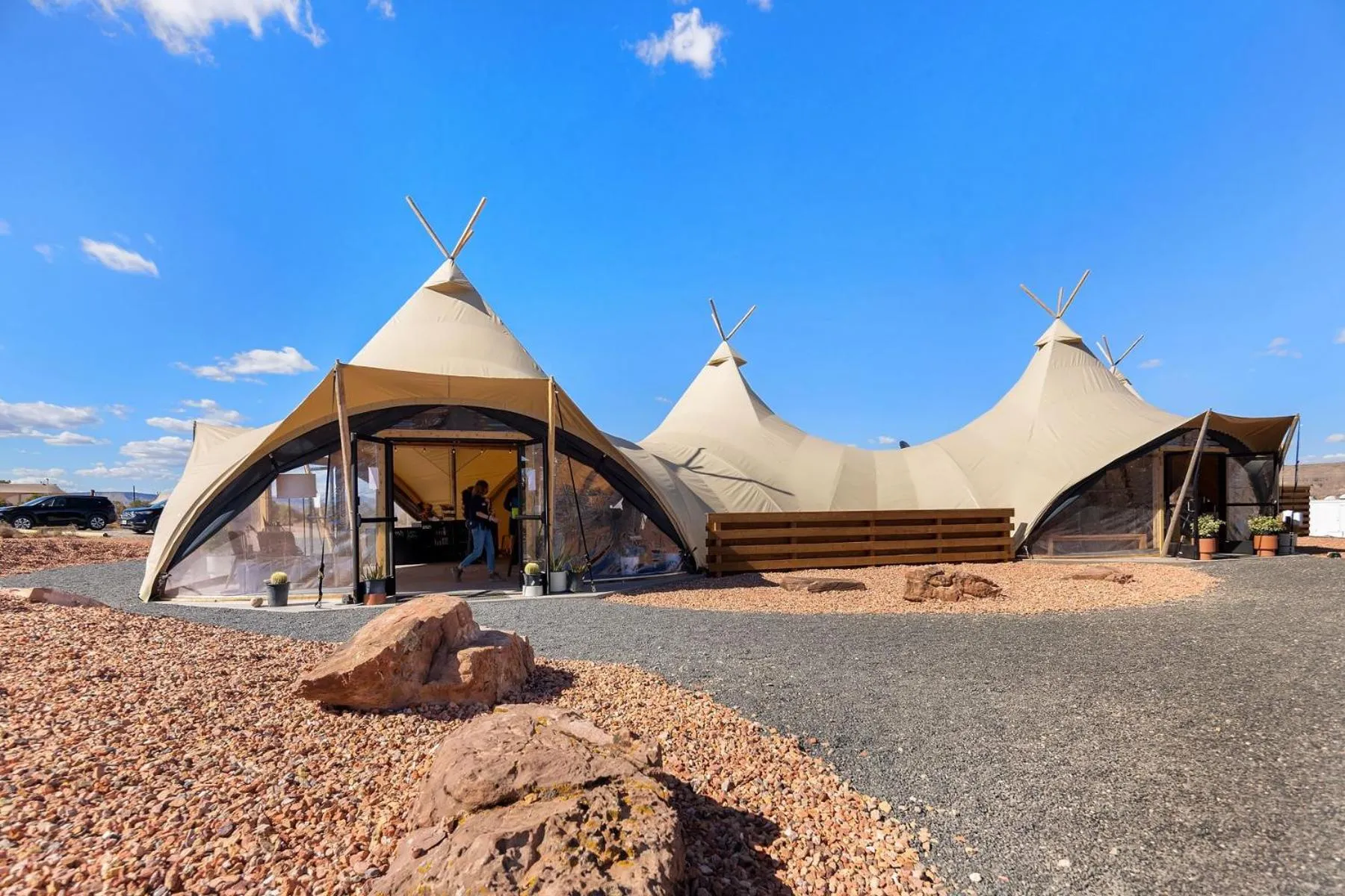 Lobby or reception in Under Canvas Lake Powell-Grand Staircase