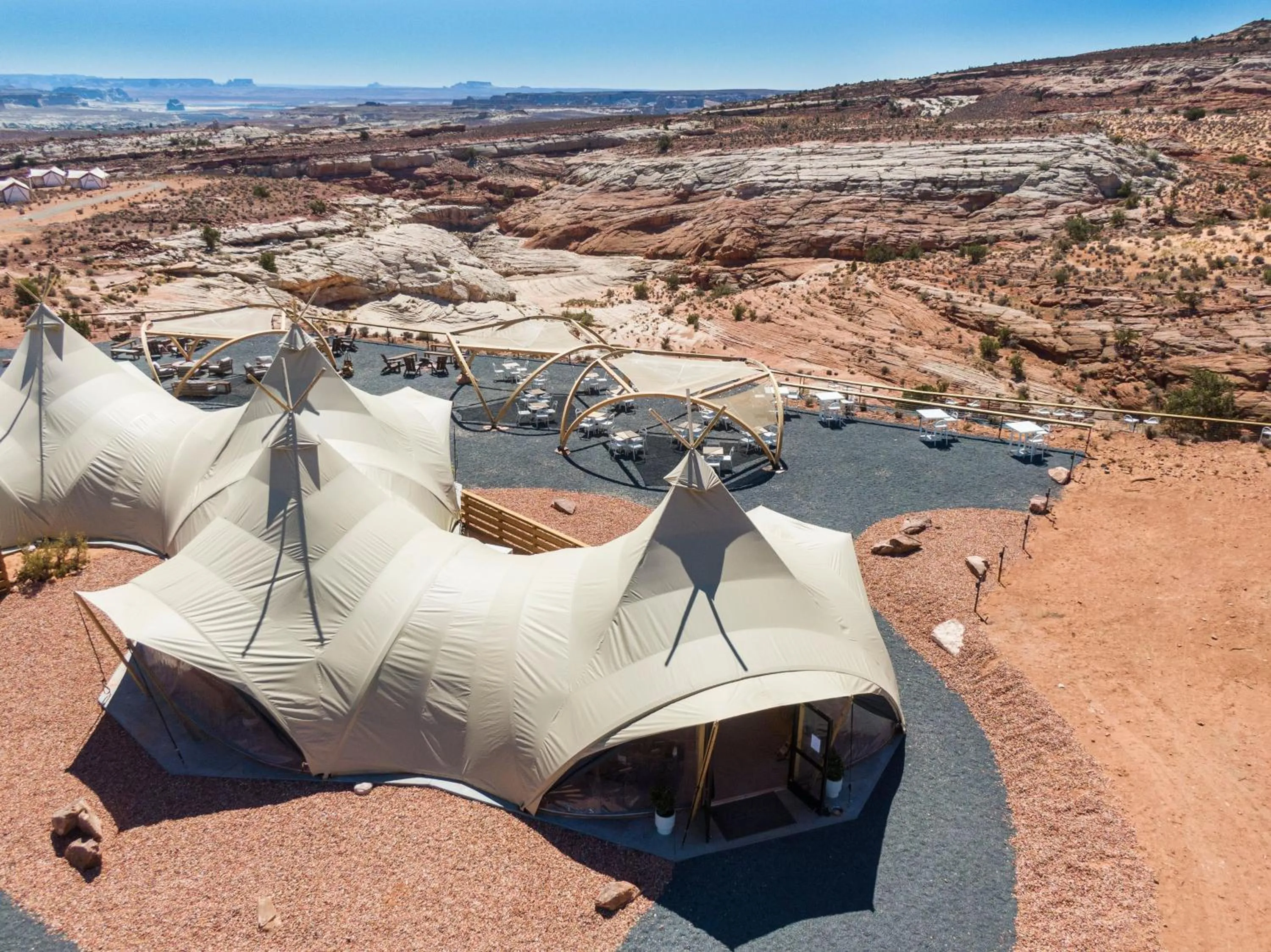 Restaurant/places to eat in Under Canvas Lake Powell-Grand Staircase