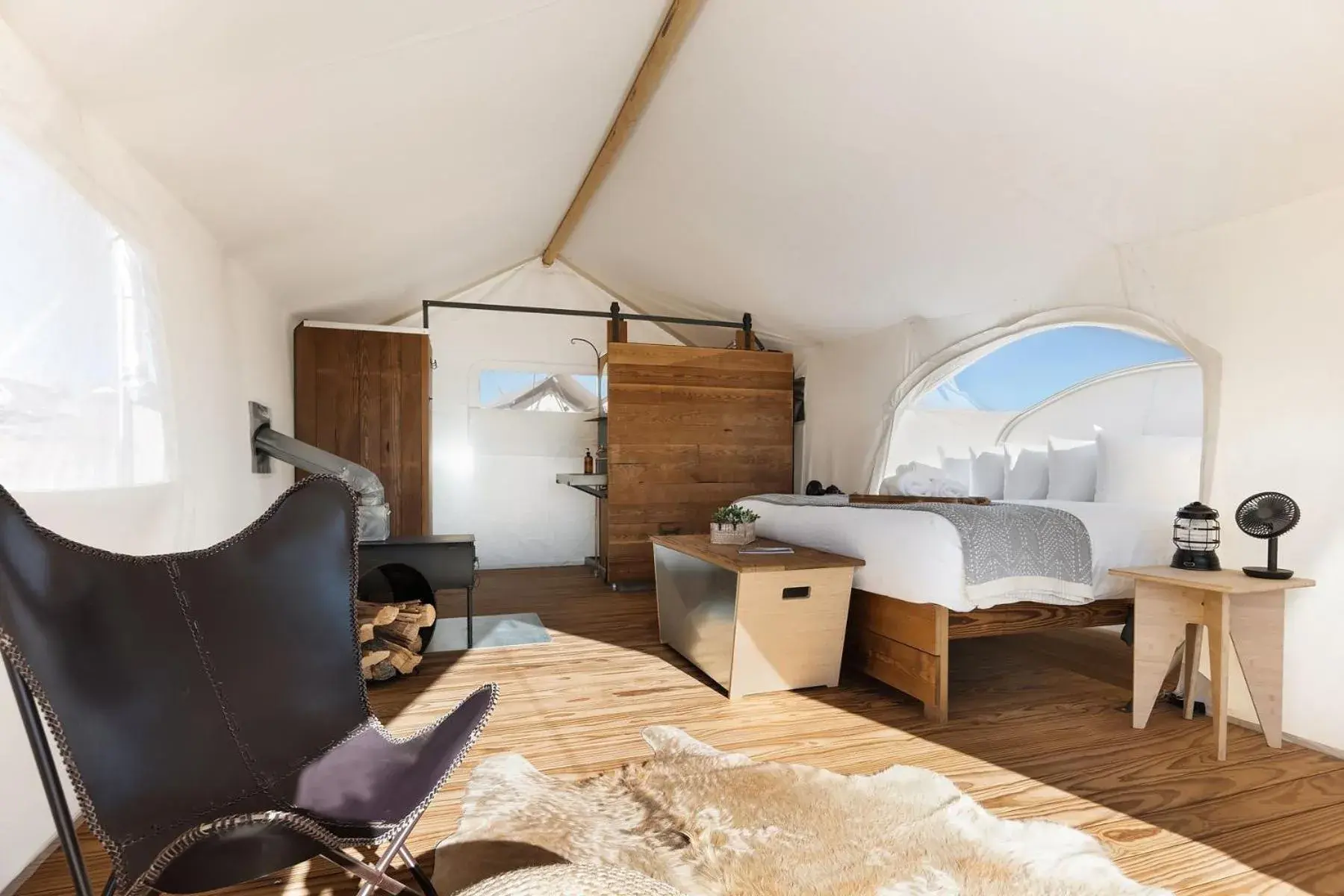 Stargazer Tent with Private Bathroom in Under Canvas Lake Powell-Grand Staircase Stargazer Tent with Private Bathroom in Under Canvas Lake Powell-Grand Staircase
