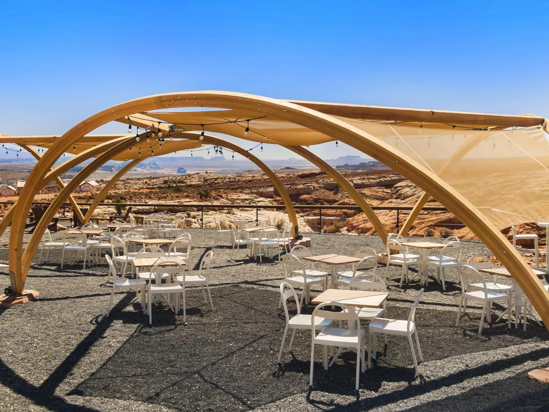 Restaurant/places to eat in Under Canvas Lake Powell-Grand Staircase