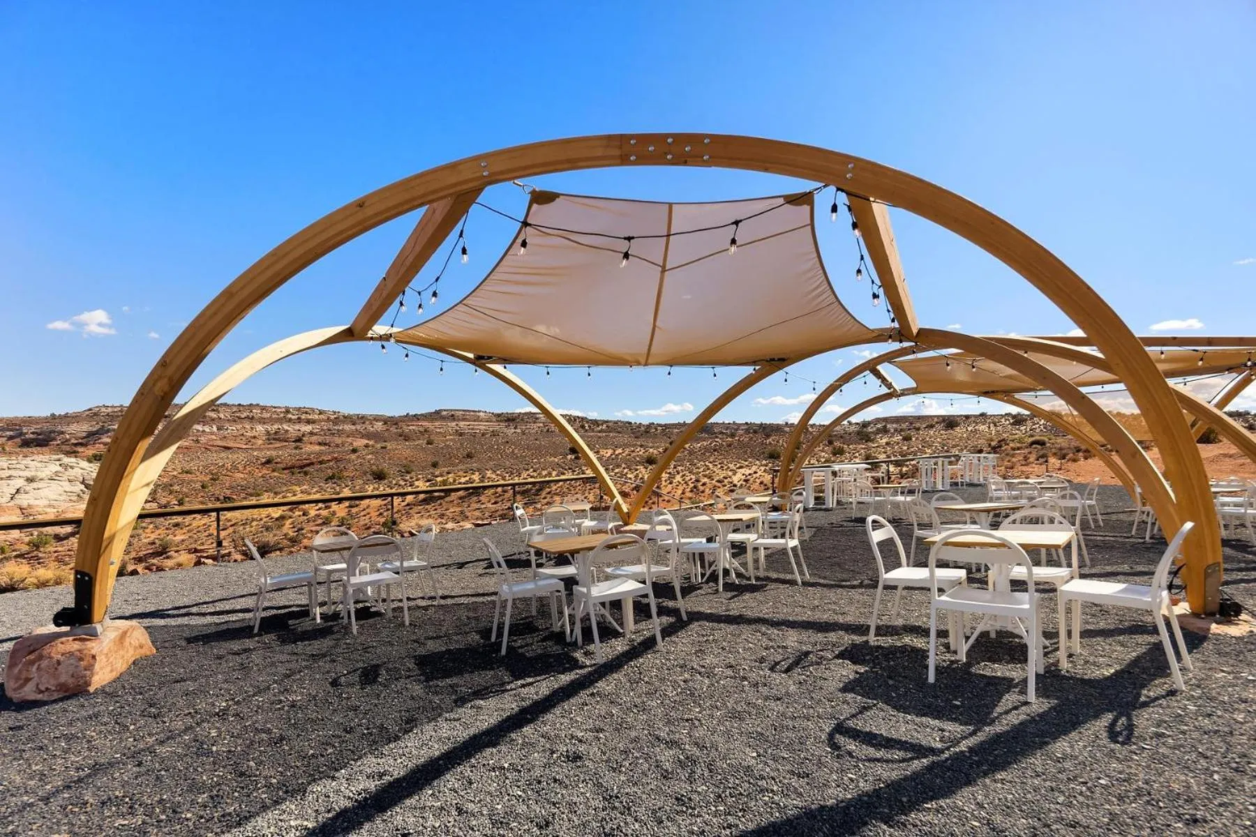 Restaurant/places to eat in Under Canvas Lake Powell-Grand Staircase