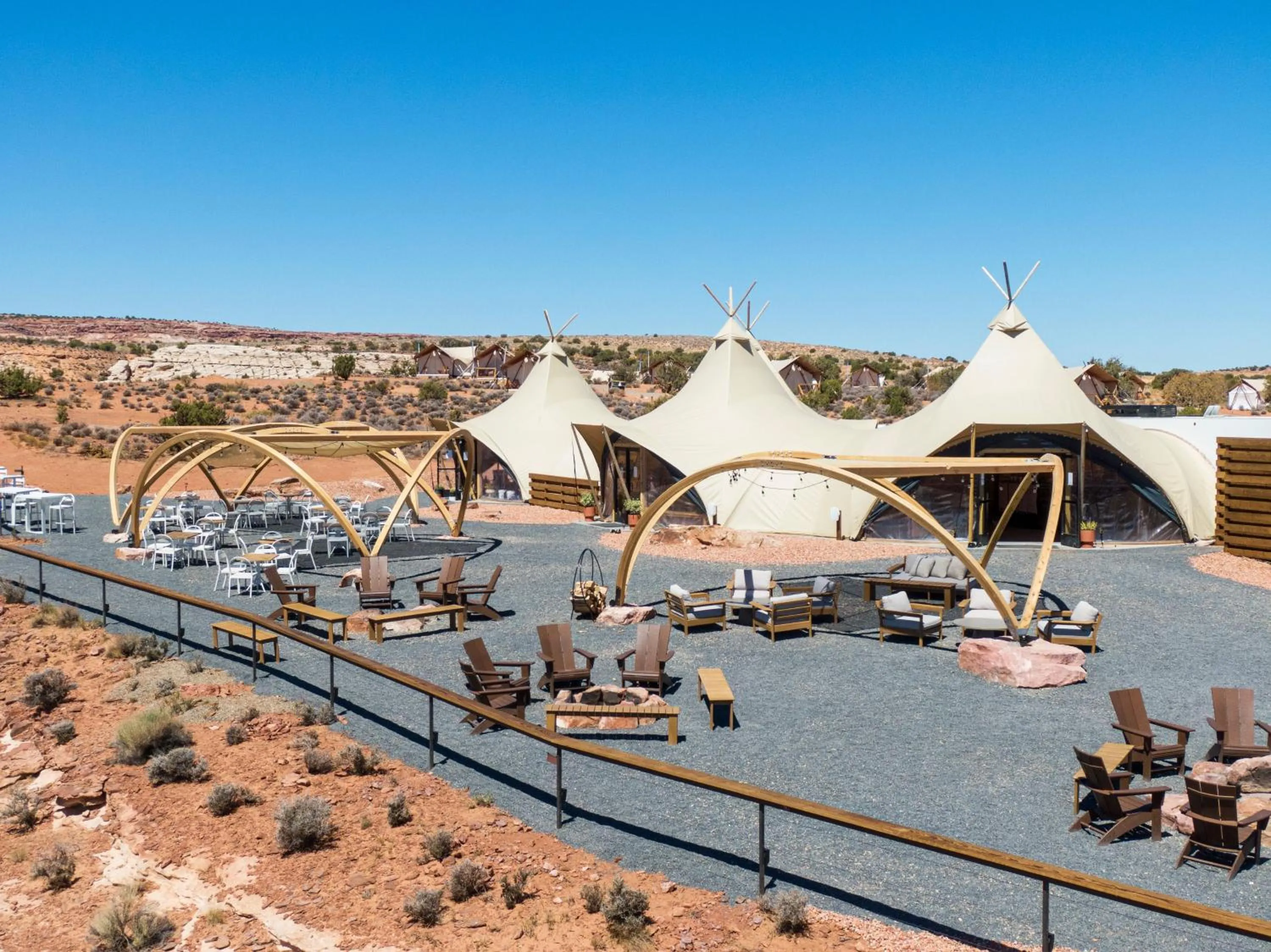 Restaurant/places to eat in Under Canvas Lake Powell-Grand Staircase