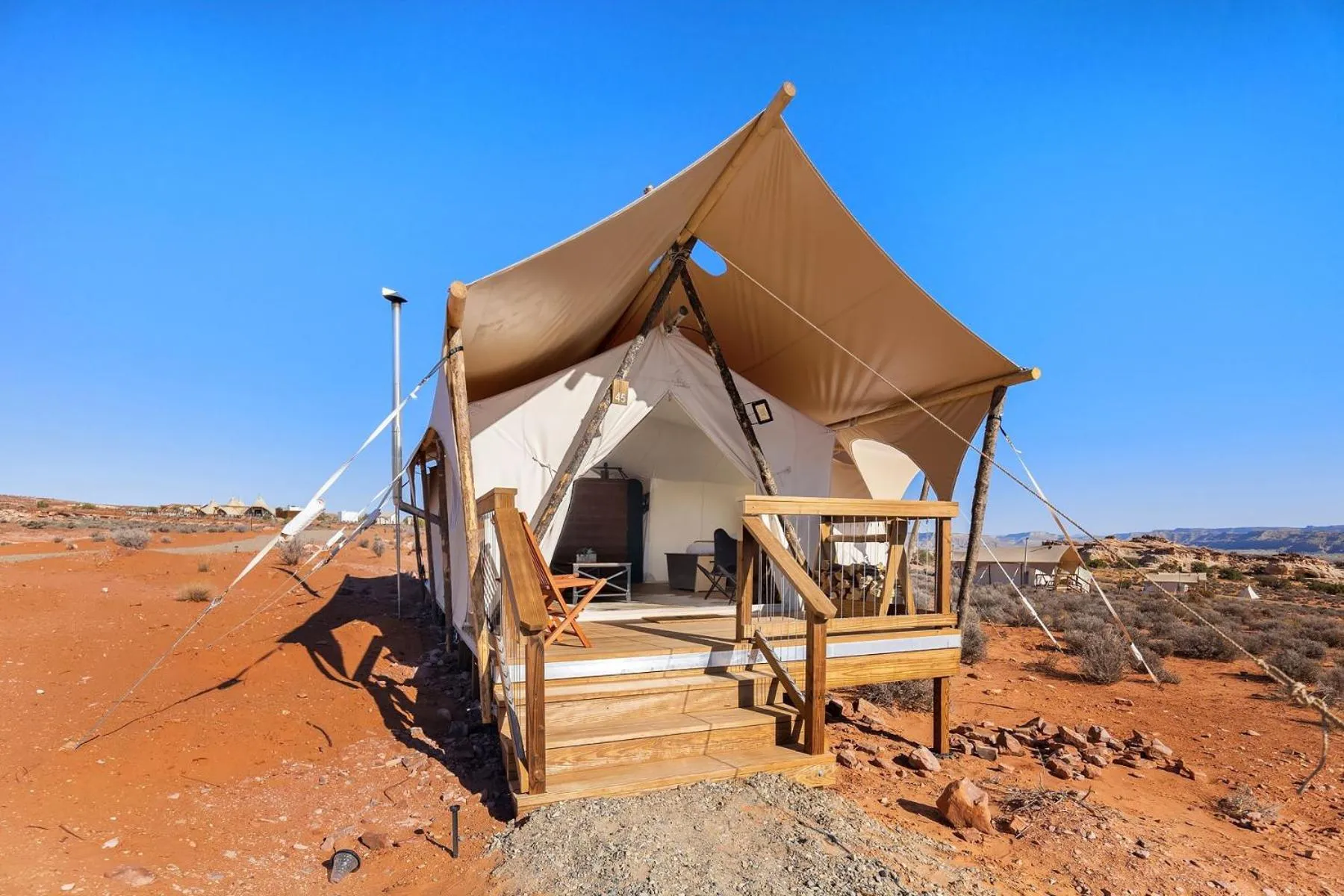 Property building in Under Canvas Lake Powell-Grand Staircase