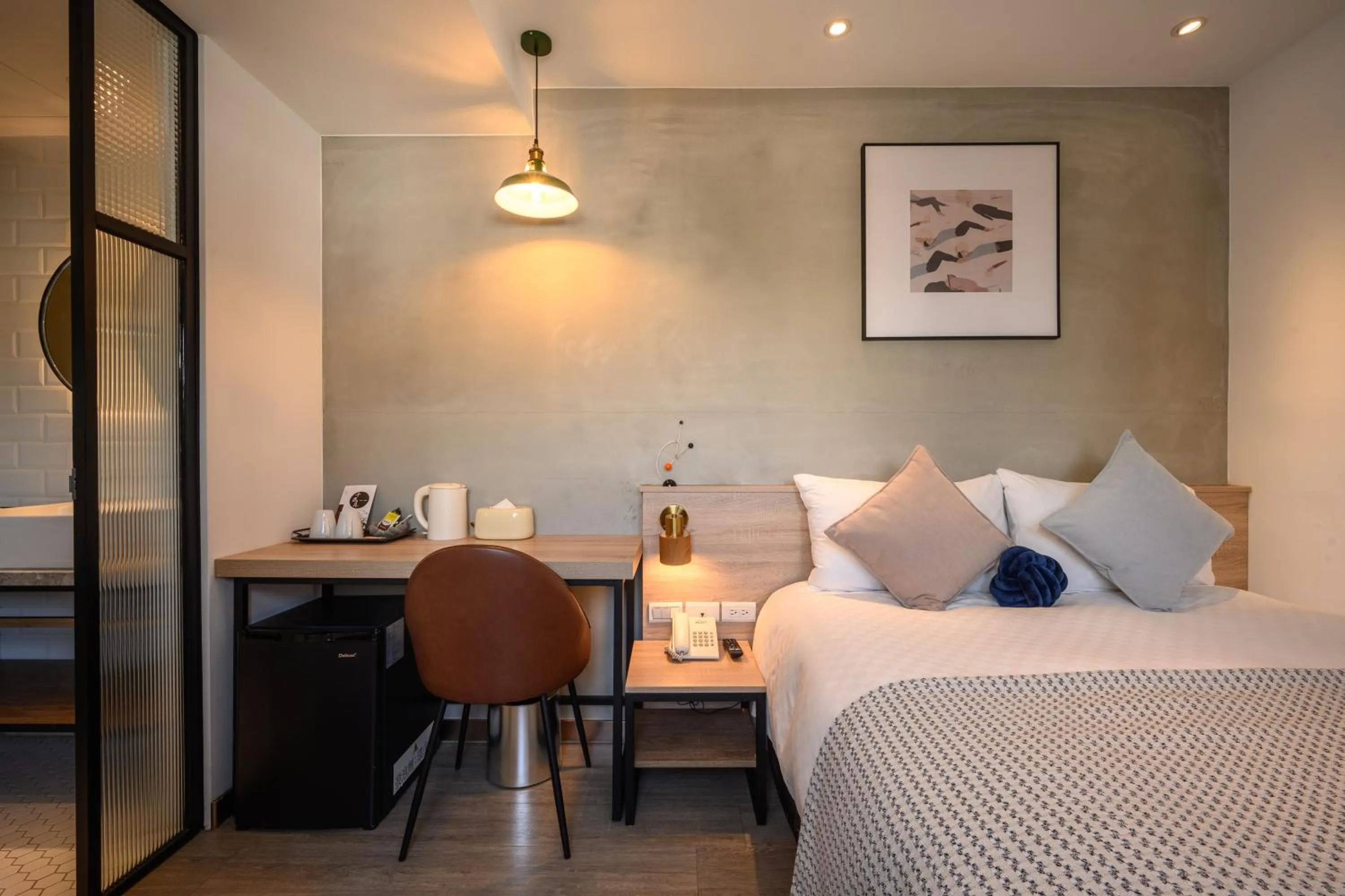 Bed in Hotel East Taichung