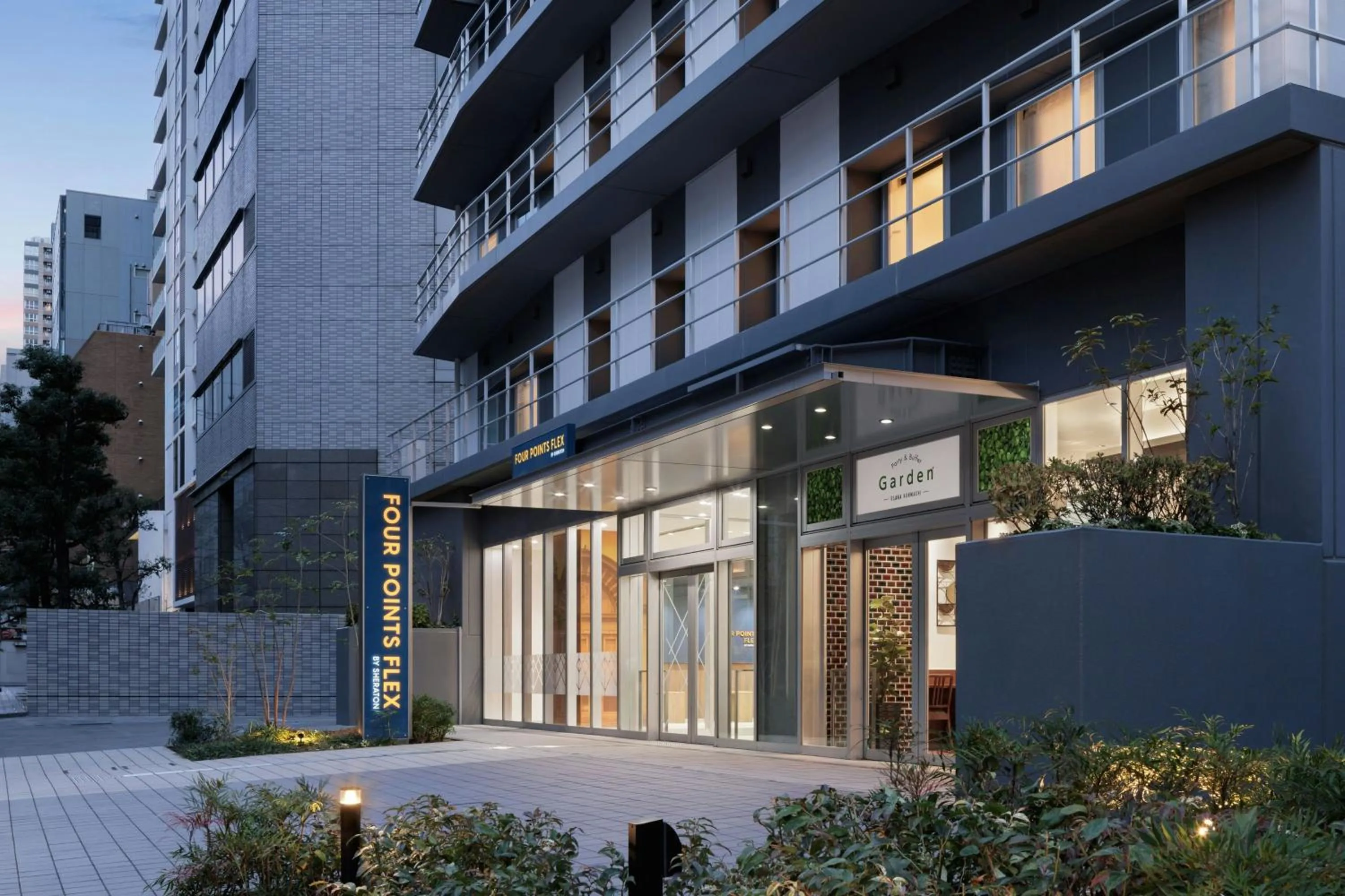 Property building in Four Points Flex by Sheraton Osaka Honmachi