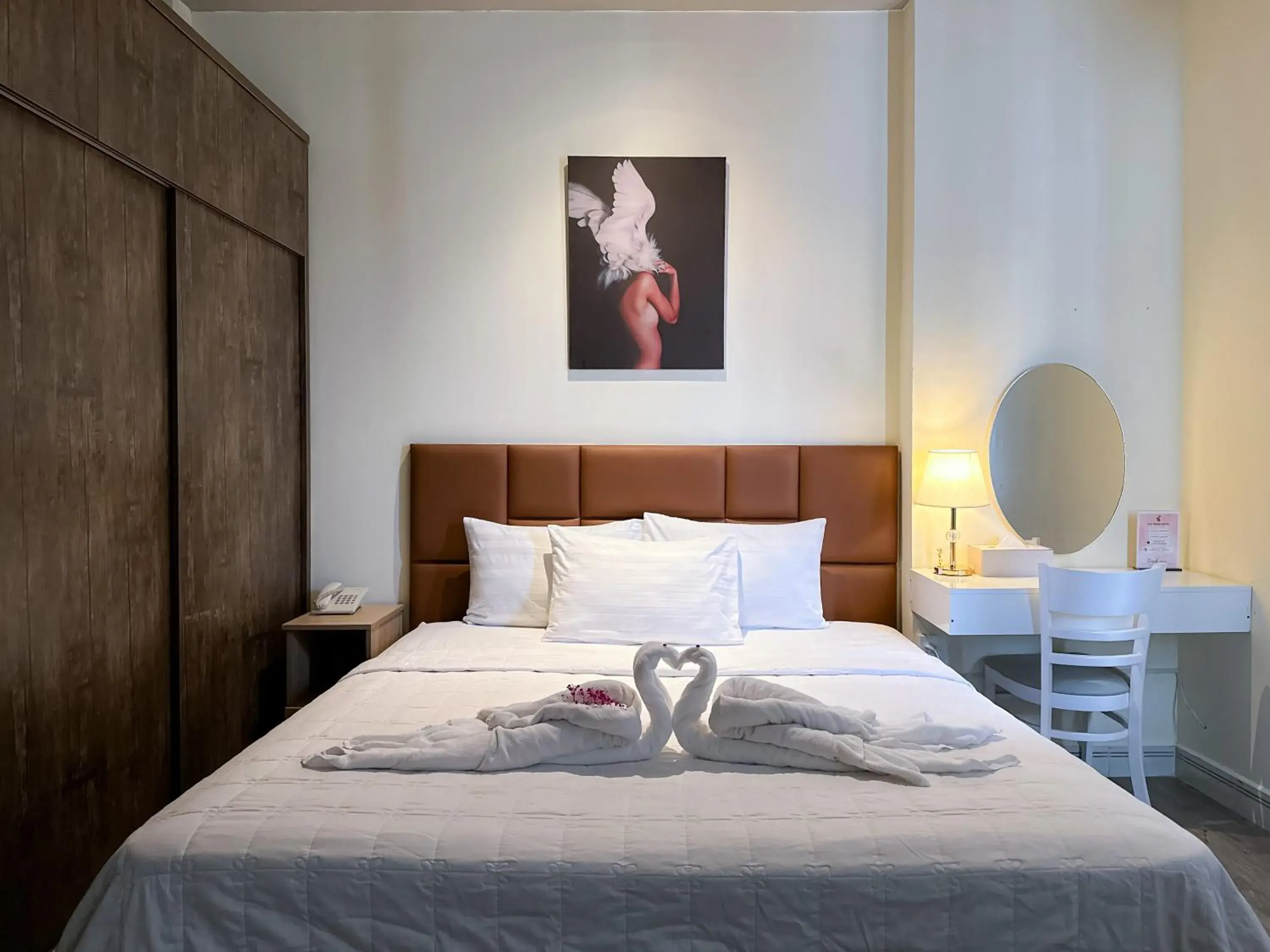 Bed in Eva Adam Hotel Bed in Eva Adam Hotel