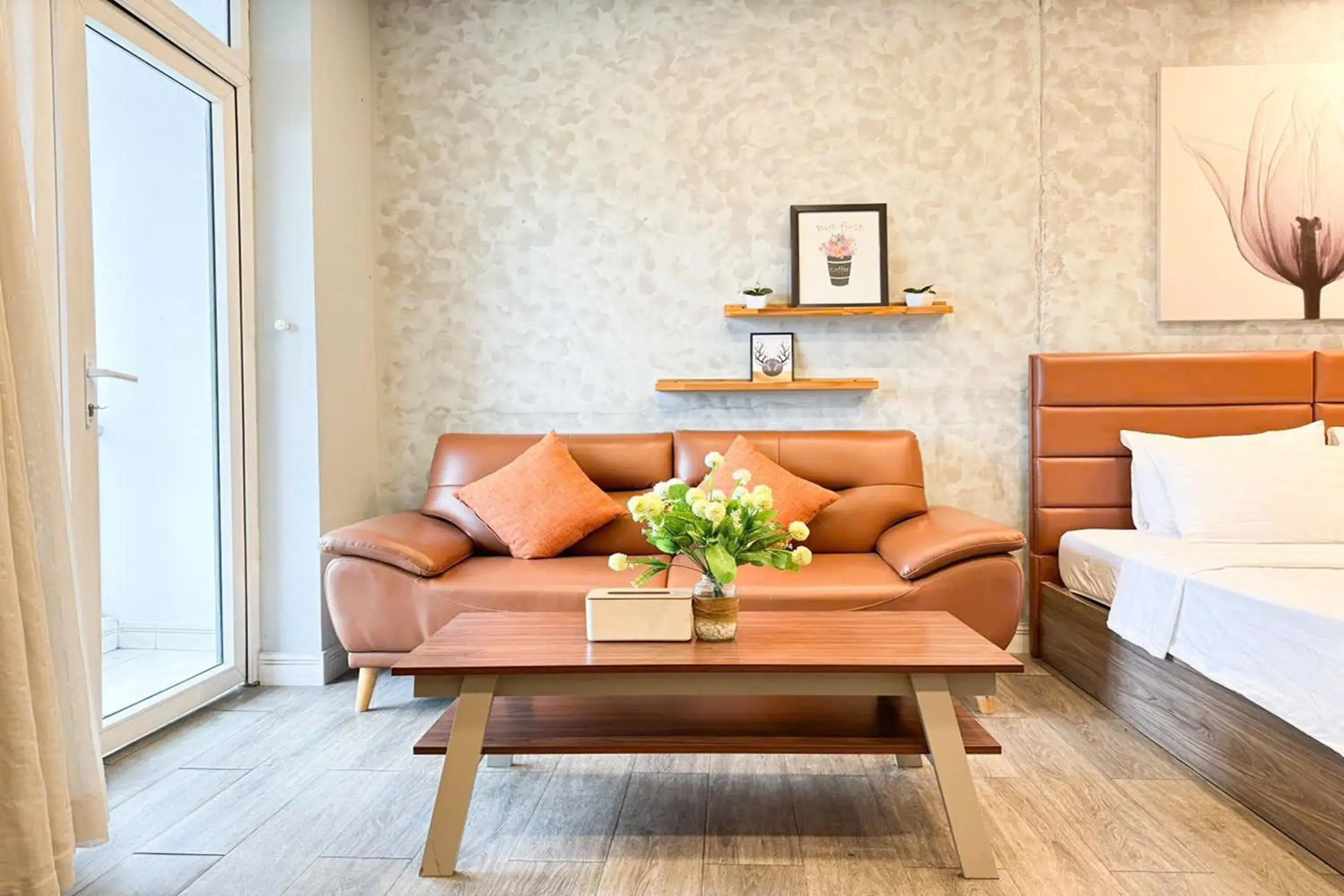 Seating area, Bed in Eva Adam Hotel Seating area, Bed in Eva Adam Hotel