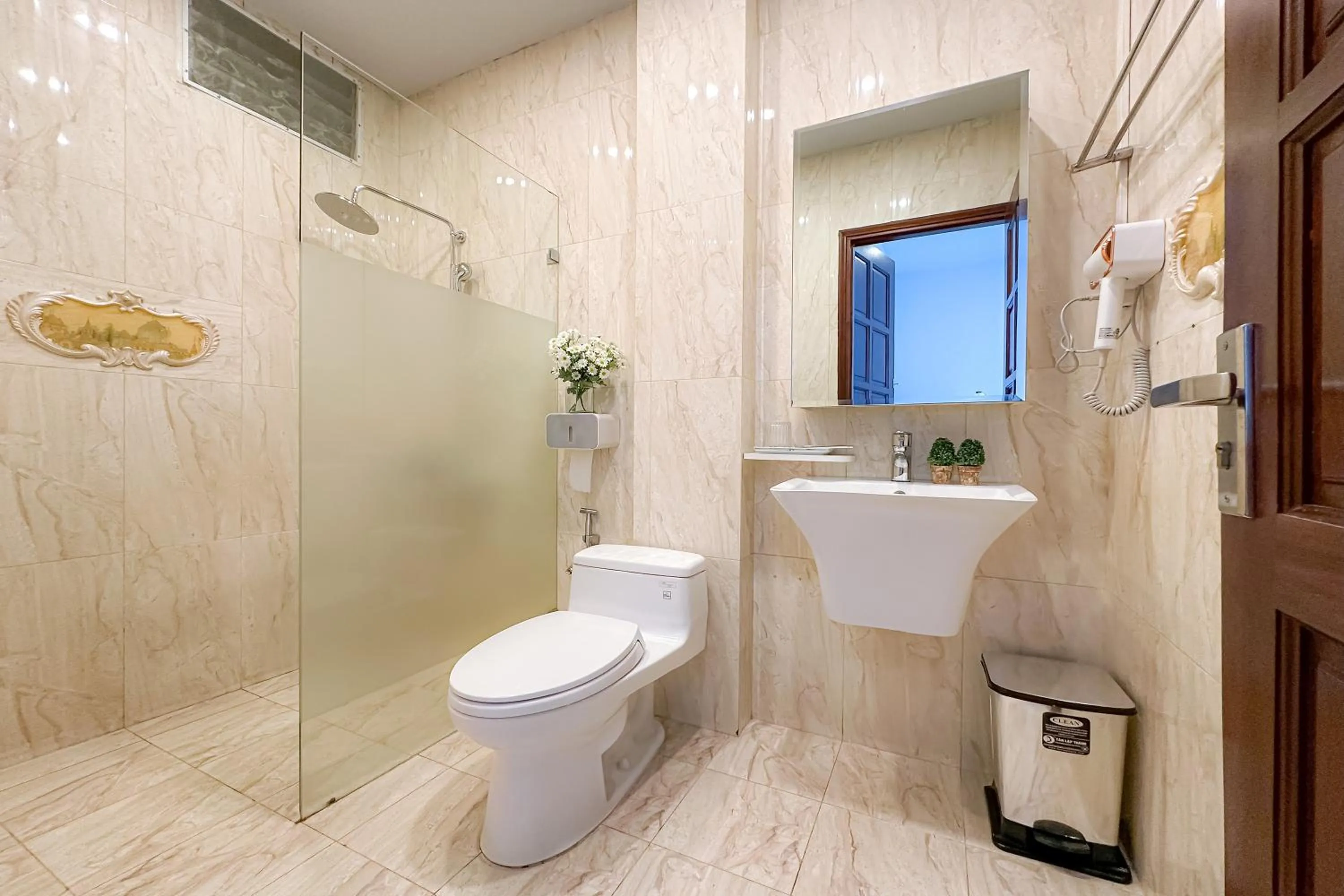 Bathroom in Eva Adam Hotel