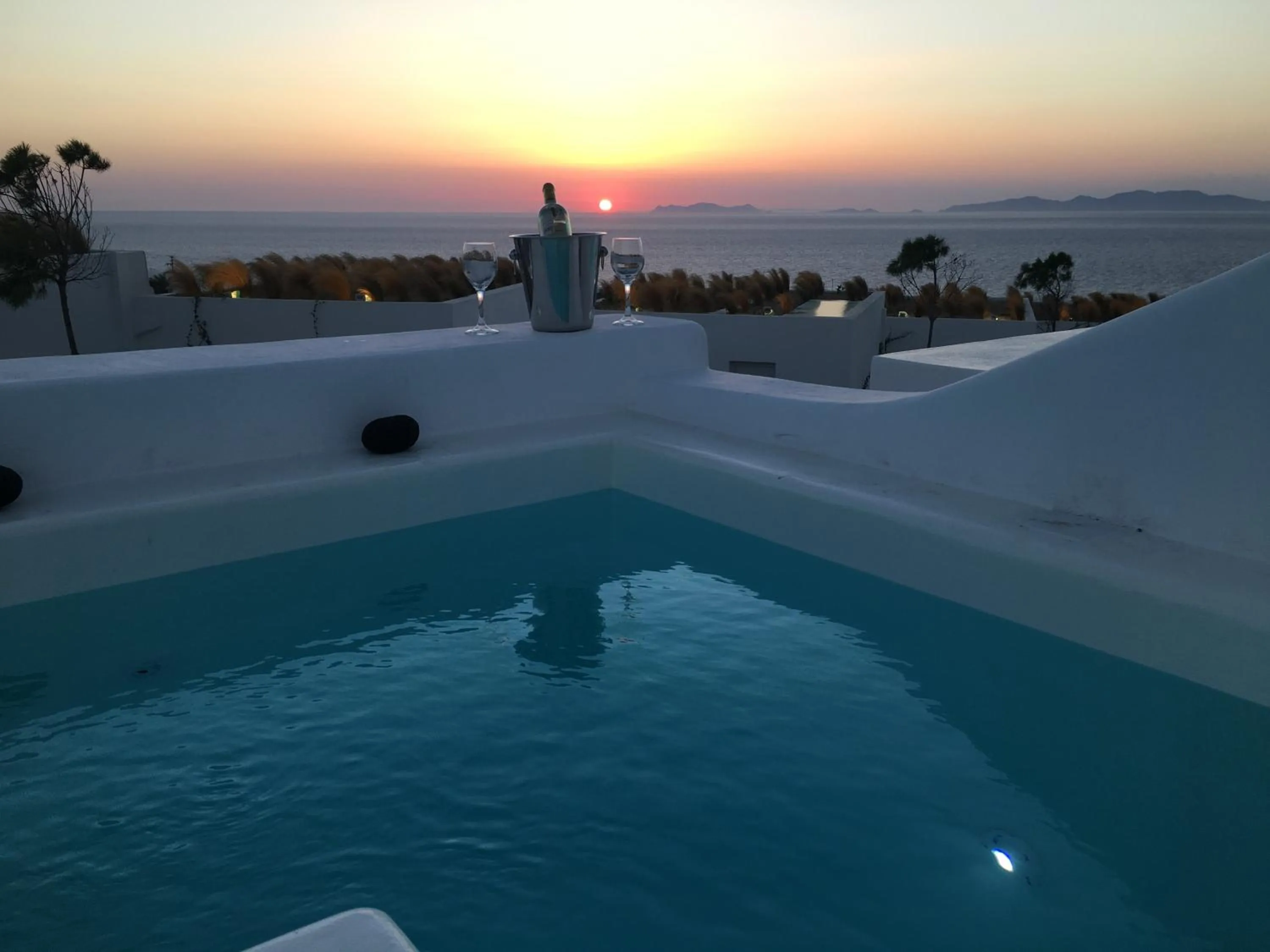 Swimming pool in Santolia Art Suites