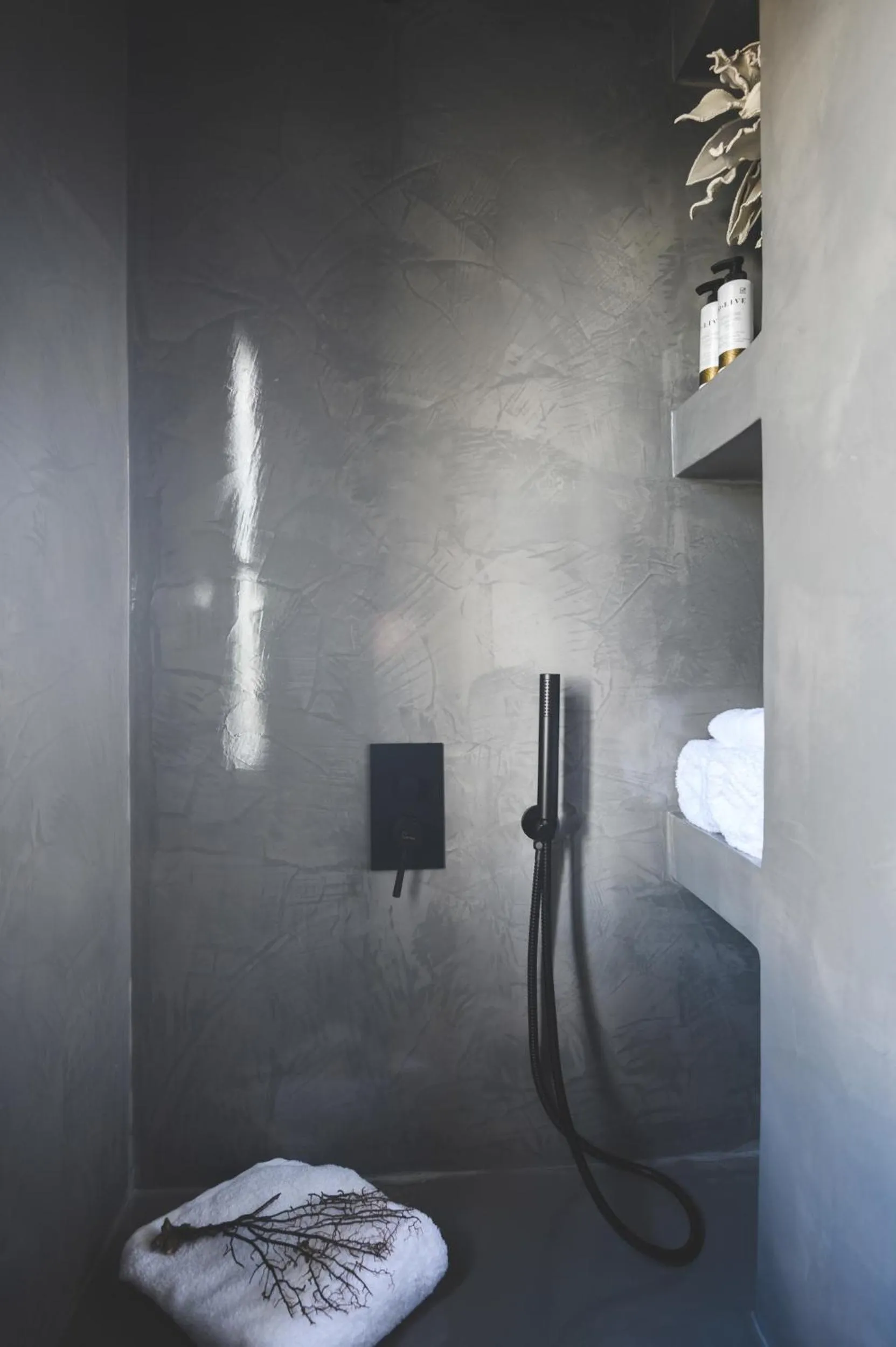 Bathroom in Santolia Art Suites