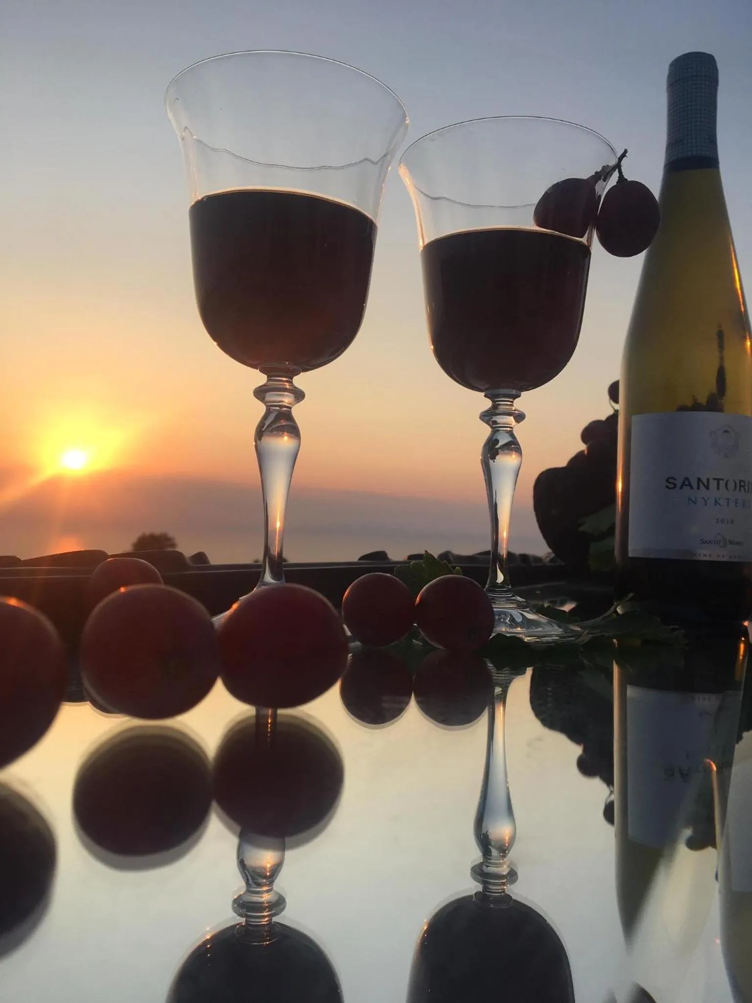 Sunset in Santolia Art Suites