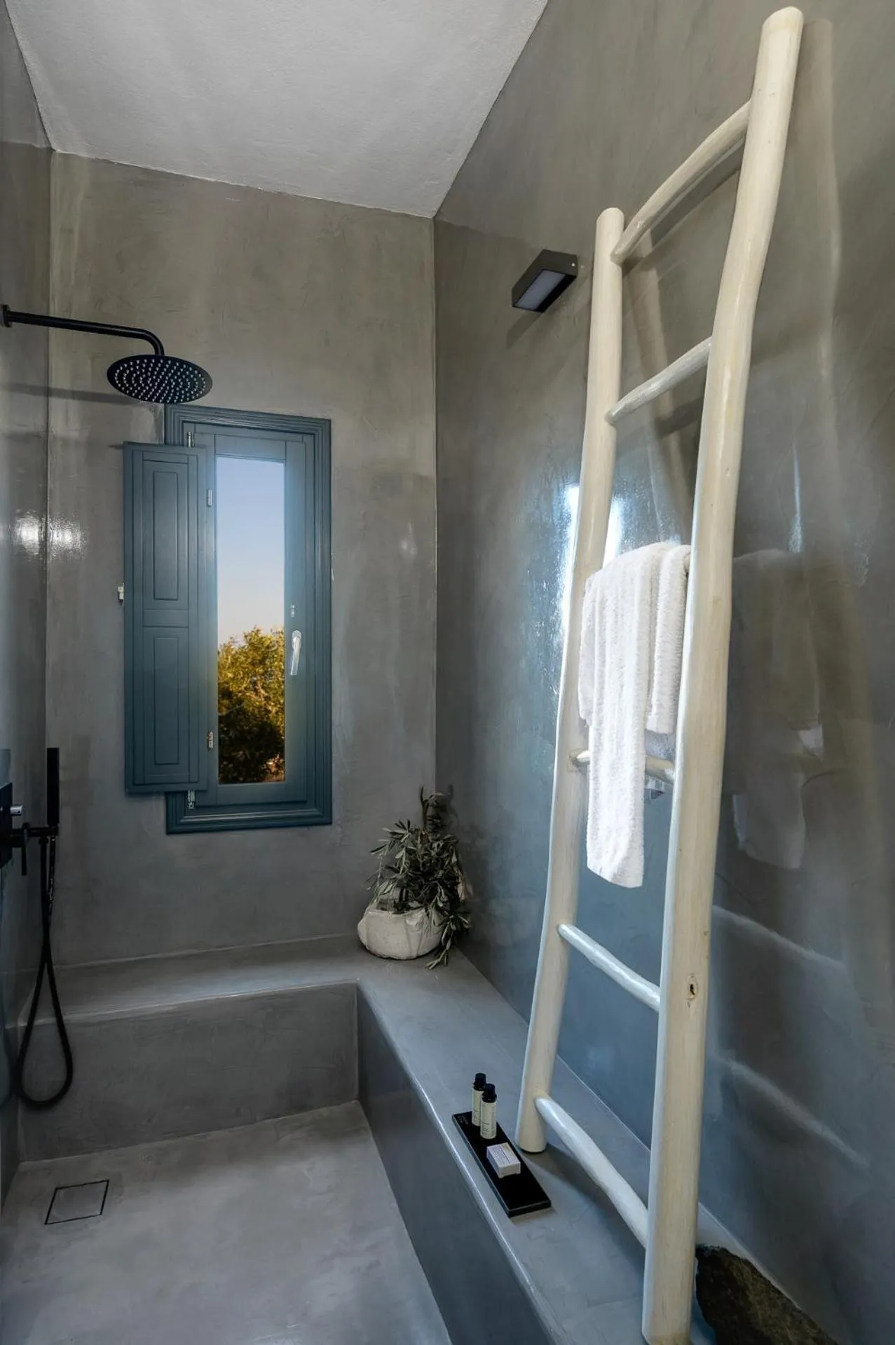 Bathroom in Santolia Art Suites