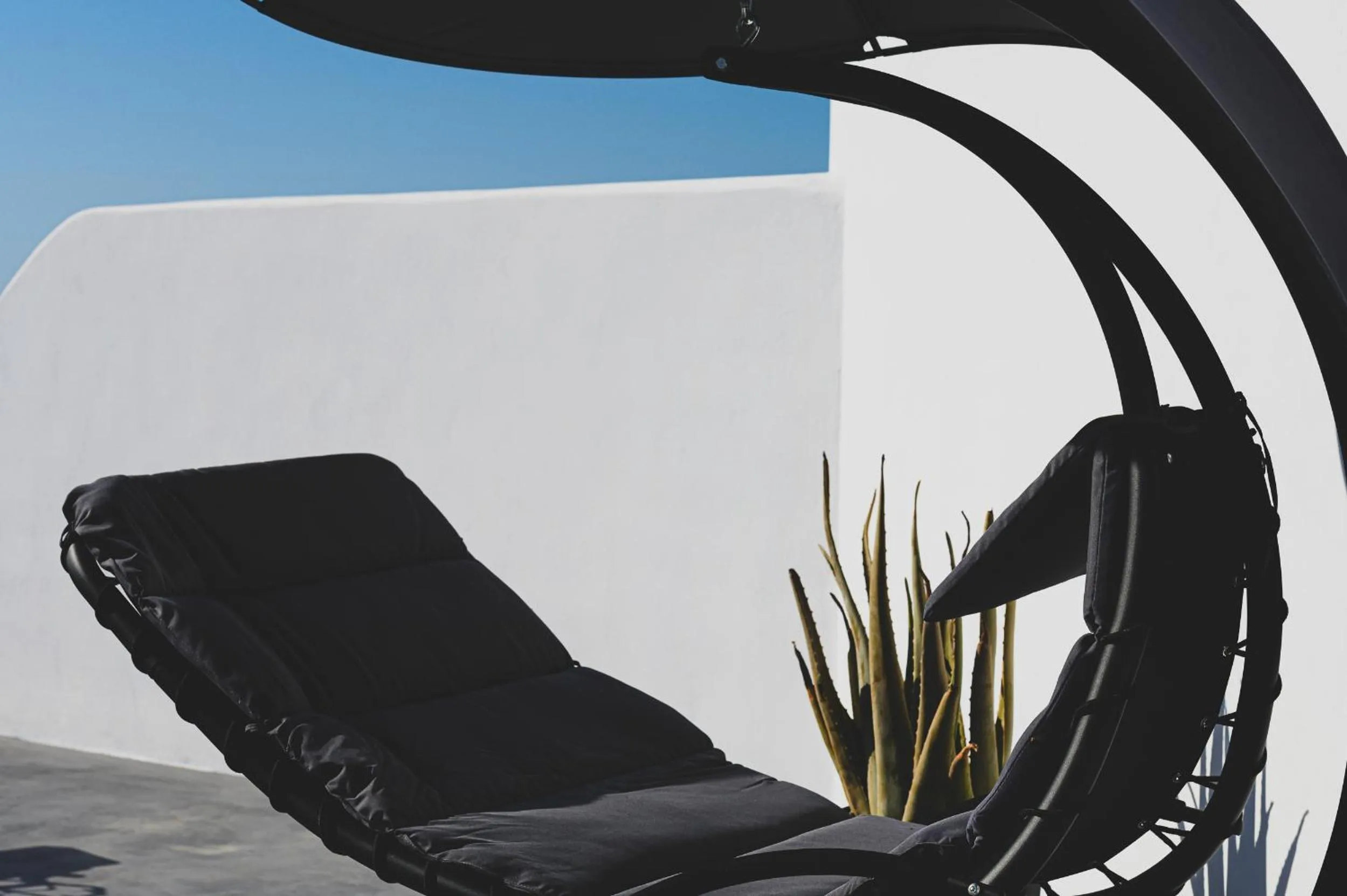 Balcony/Terrace in Santolia Art Suites