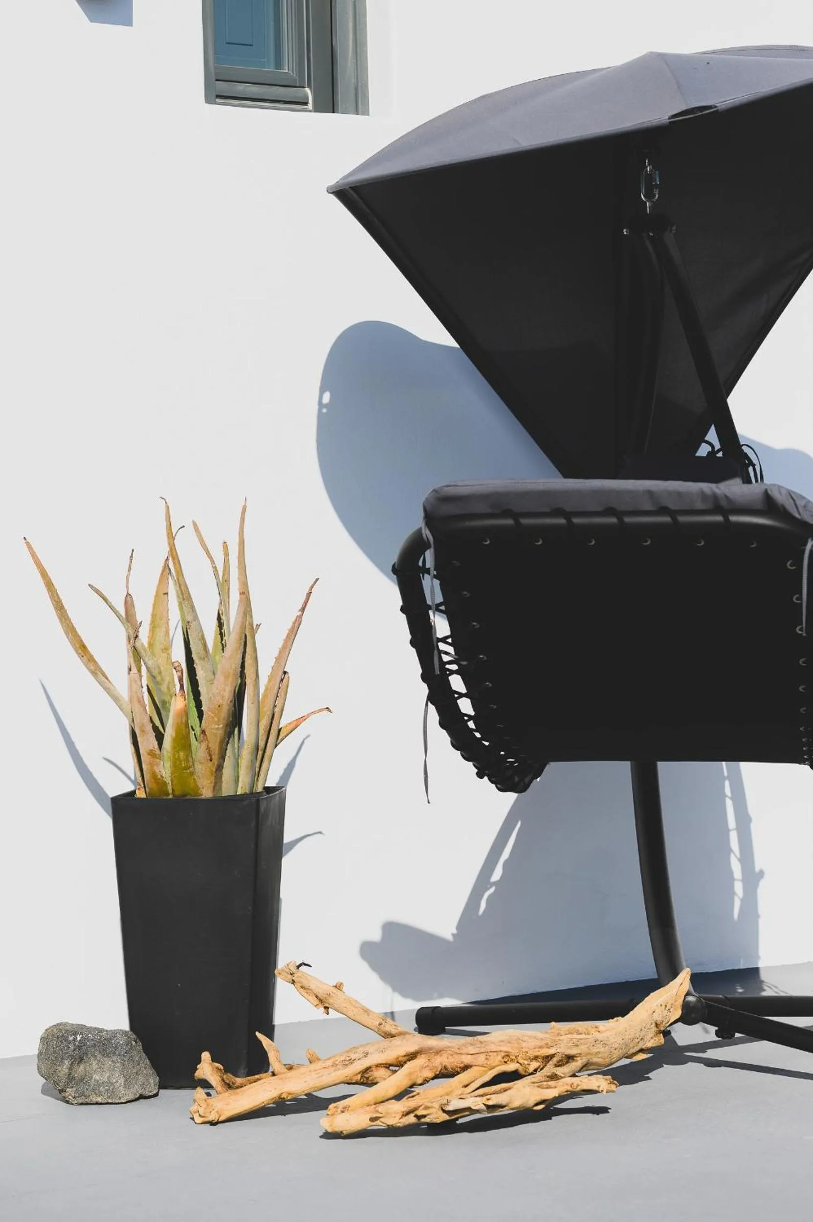 Balcony/Terrace in Santolia Art Suites