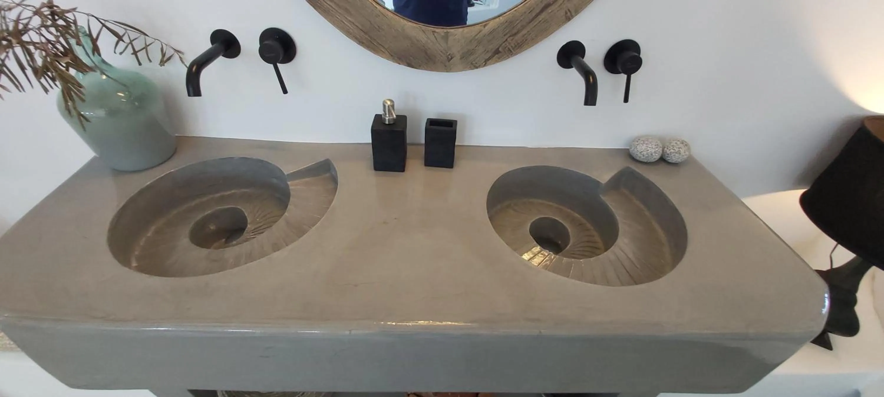 Bathroom in Santolia Art Suites