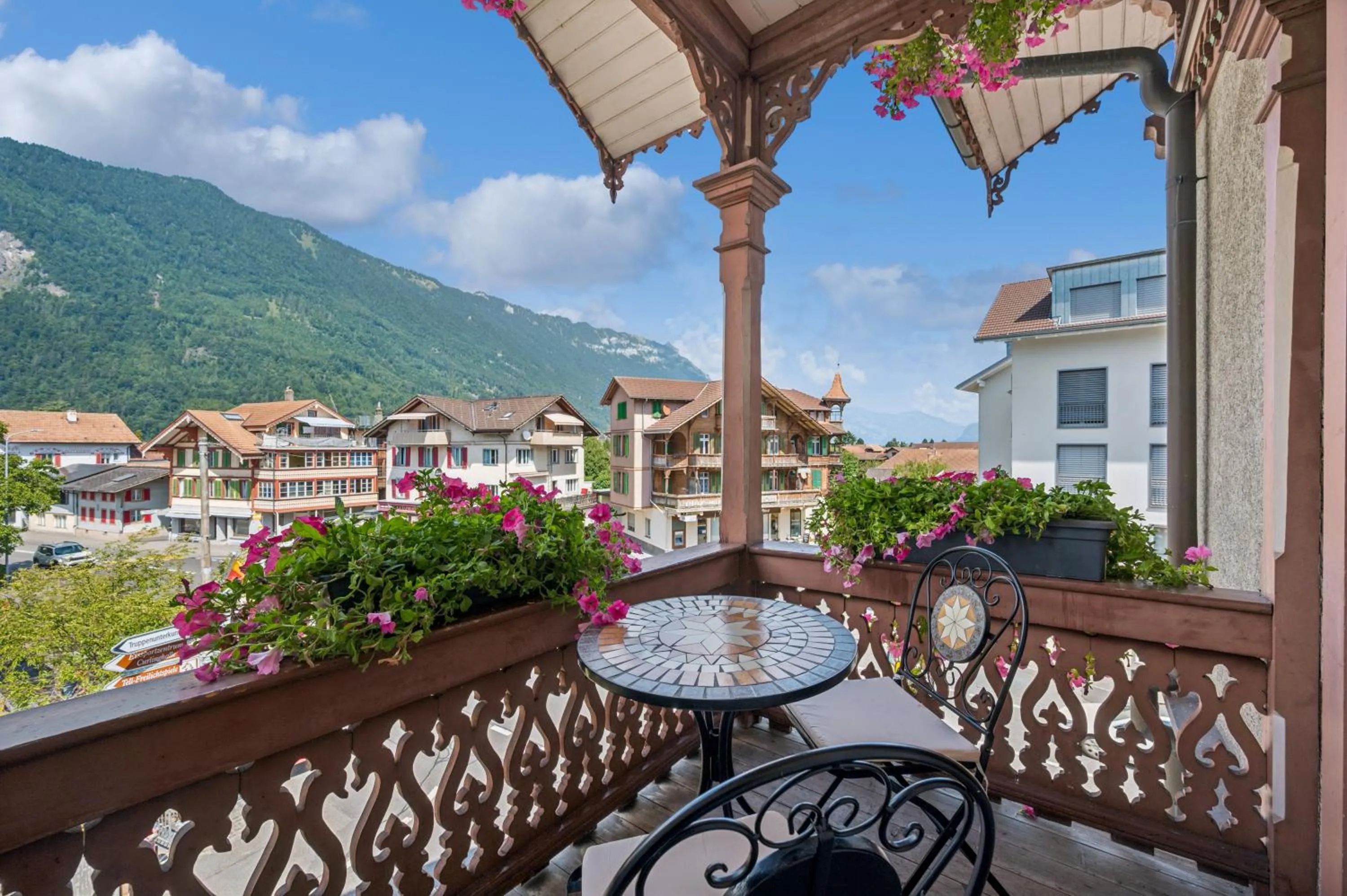 Balcony/Terrace in Hotel Sonne Interlaken-Matten