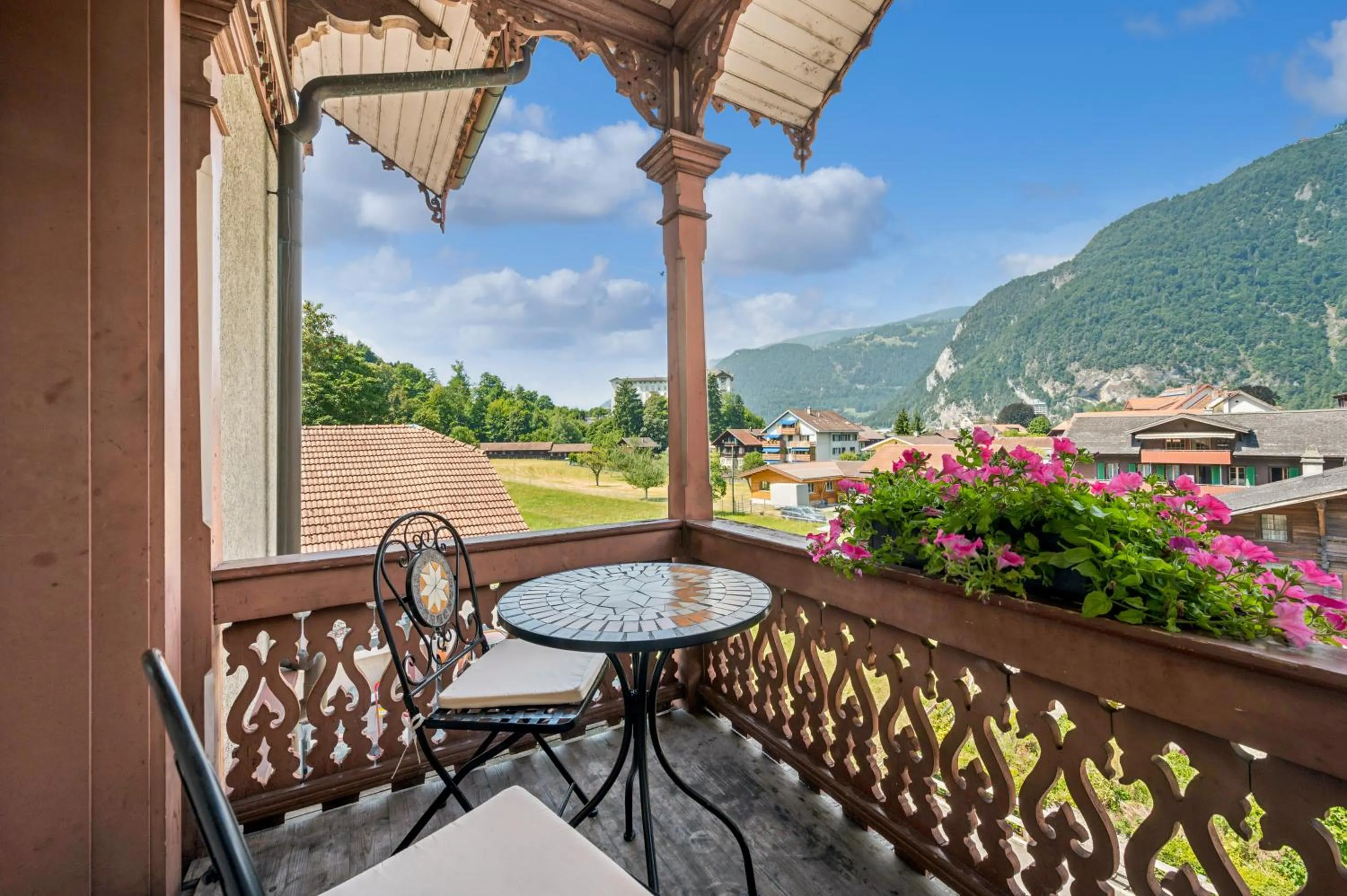Balcony/Terrace in Hotel Sonne Interlaken-Matten