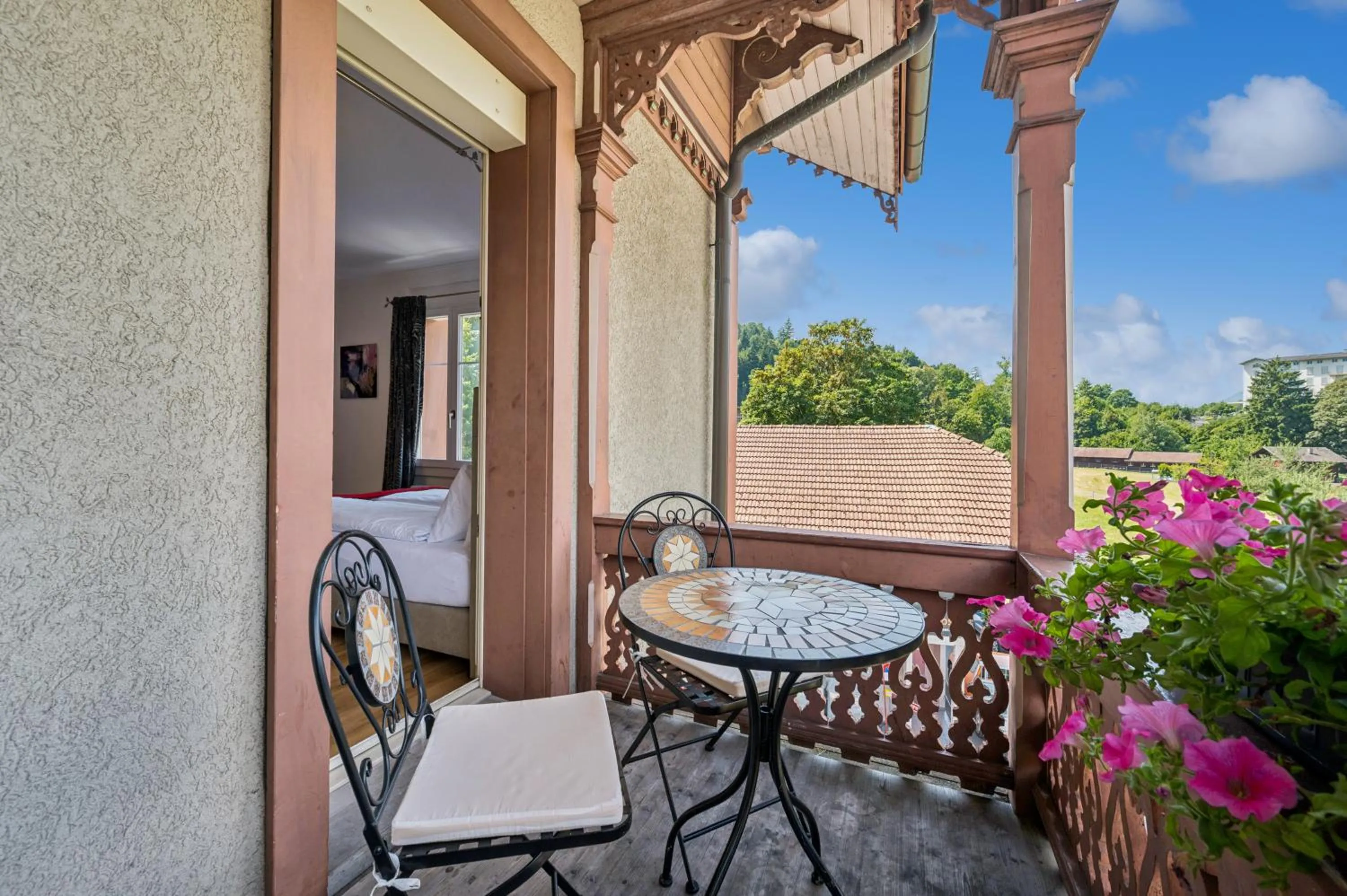 Balcony/Terrace in Hotel Sonne Interlaken-Matten