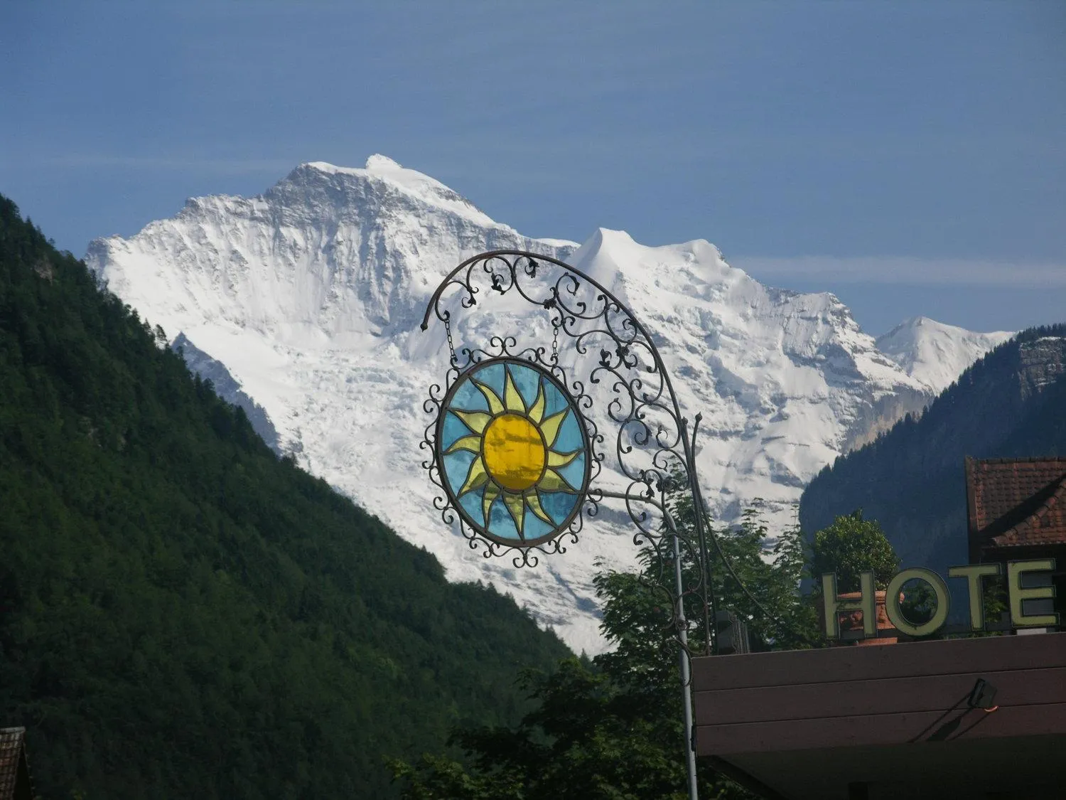 View (from property/room) in Hotel Sonne Interlaken-Matten