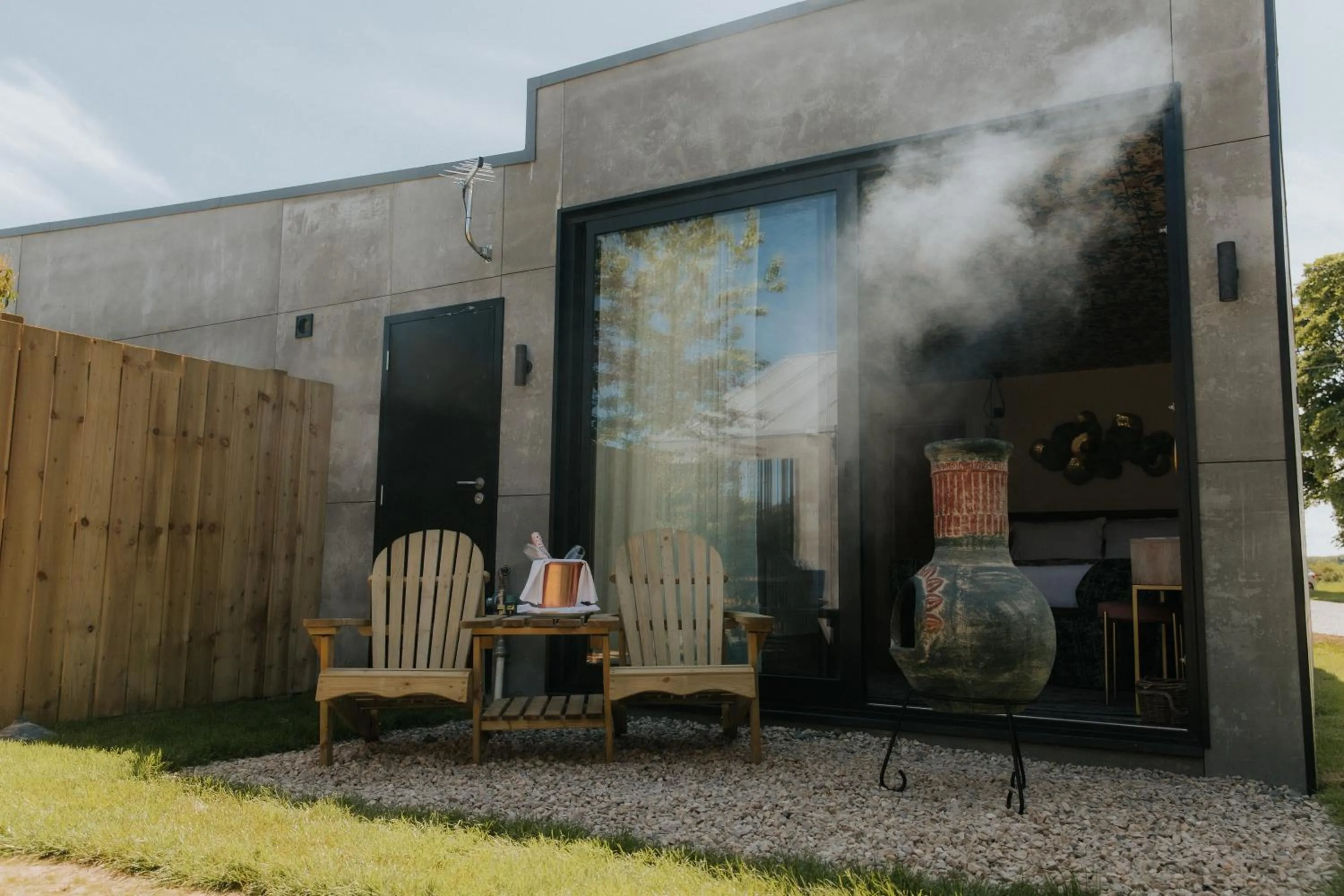 Patio in Newton Hall