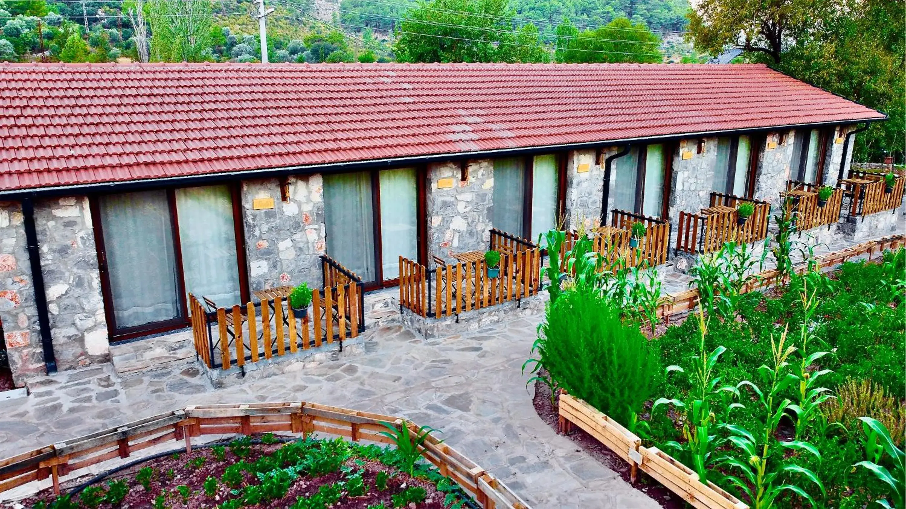 Bird's eye view in Dedehan Retreat Otel Bird's eye view in Dedehan Retreat Otel