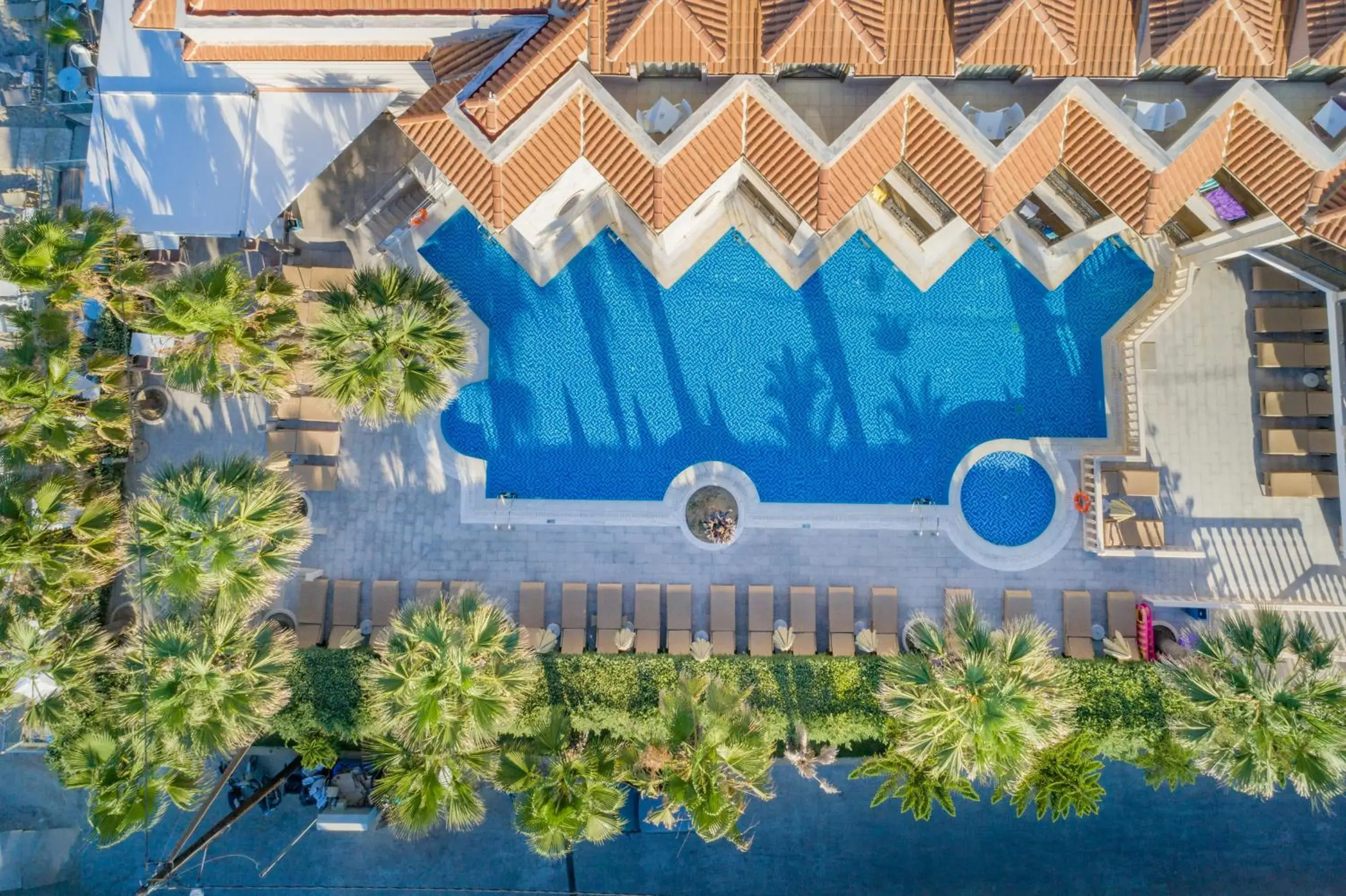 Bird's eye view in Palazetto Suites Zakynthos - Adults Only Bird's eye view in Palazetto Suites Zakynthos - Adults Only