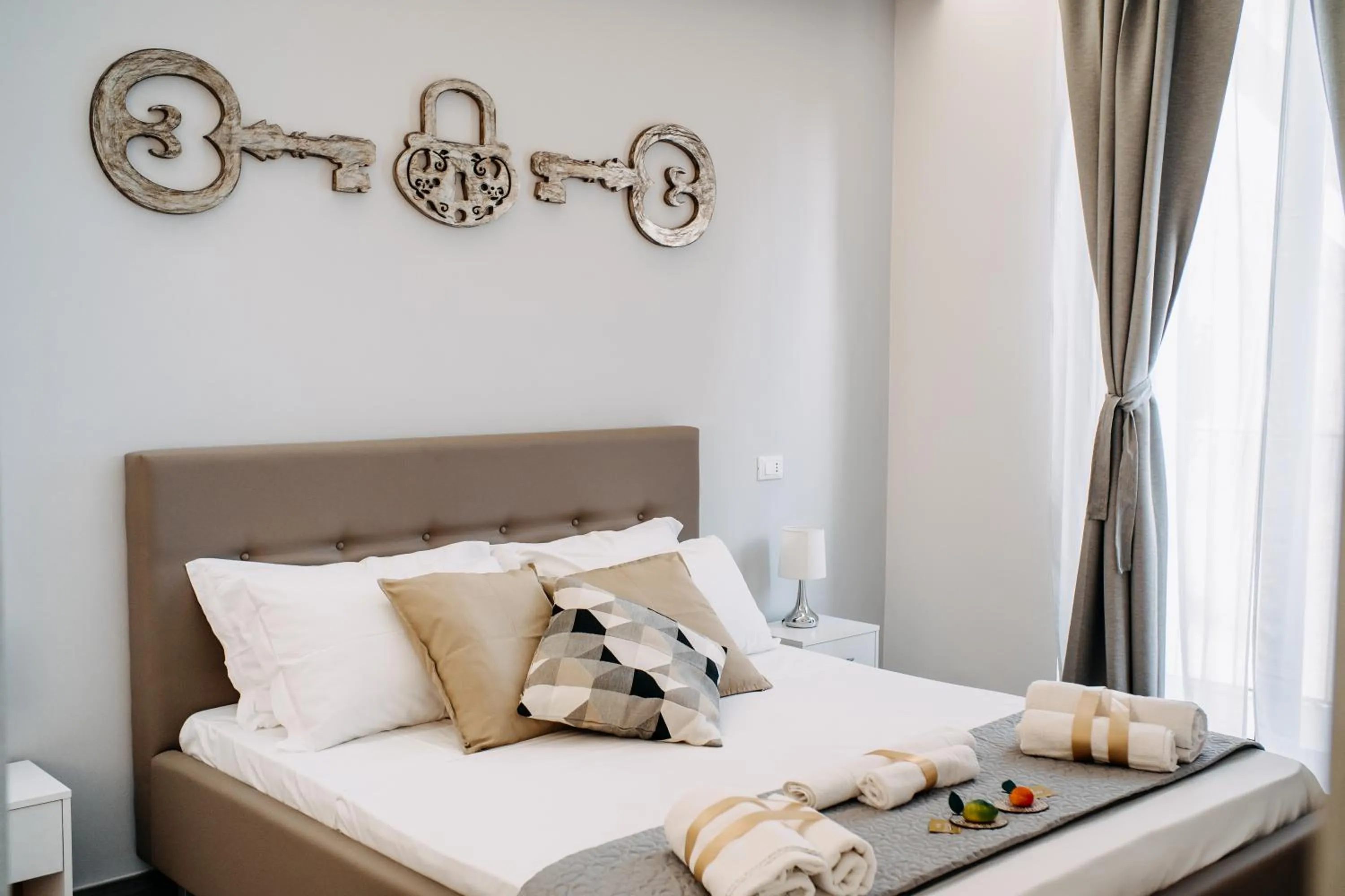 Bed in B&B Stramondo