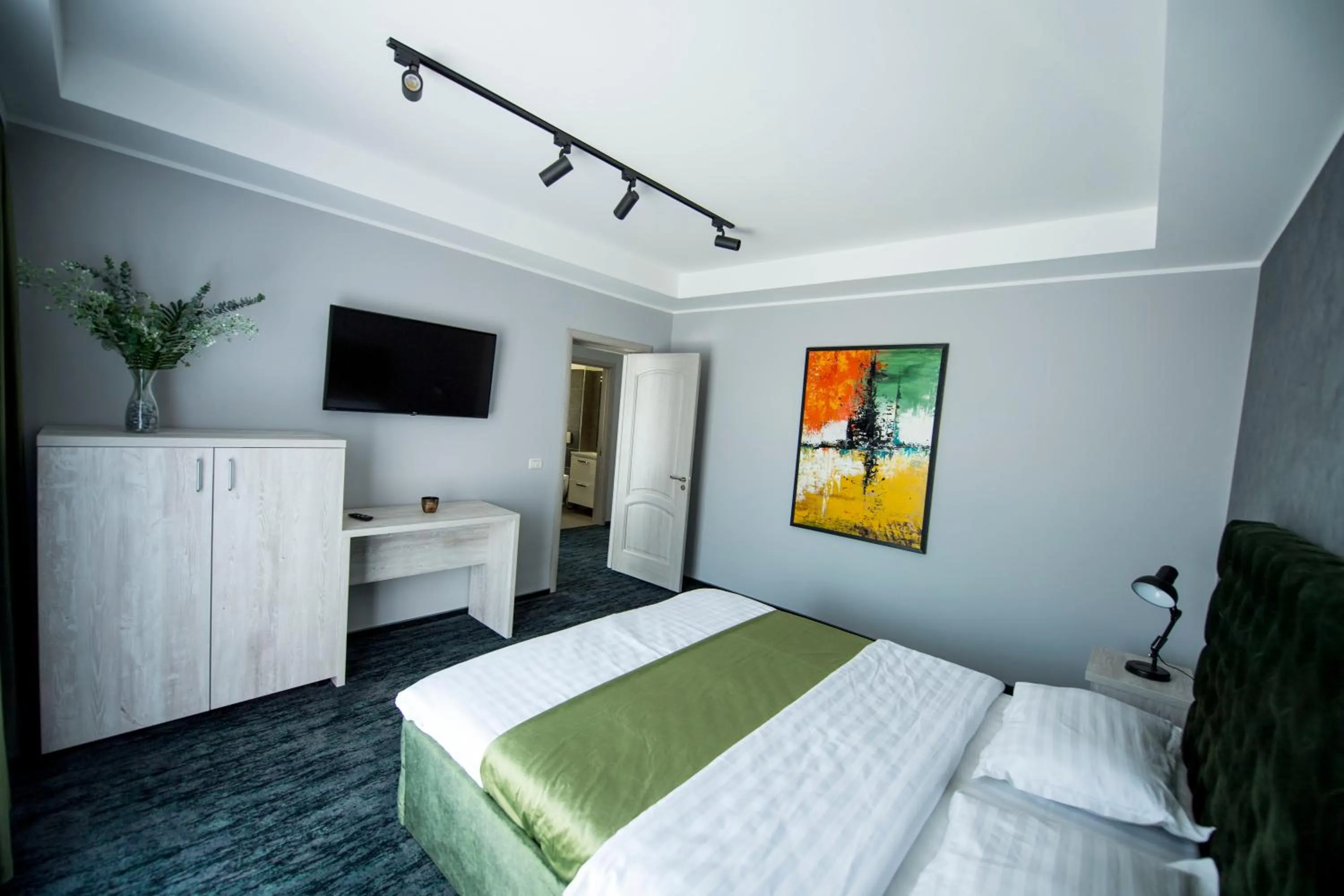 Bed in ZEN Hotel Focșani